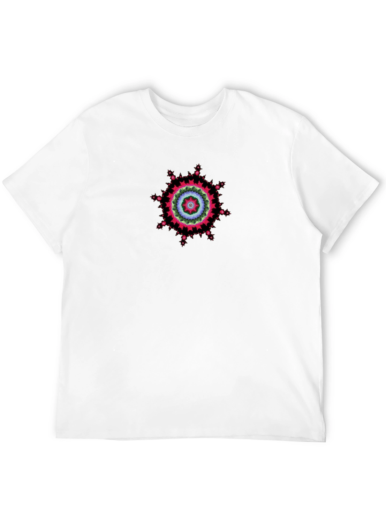 Geometric Mandala T-Shirt - Black
