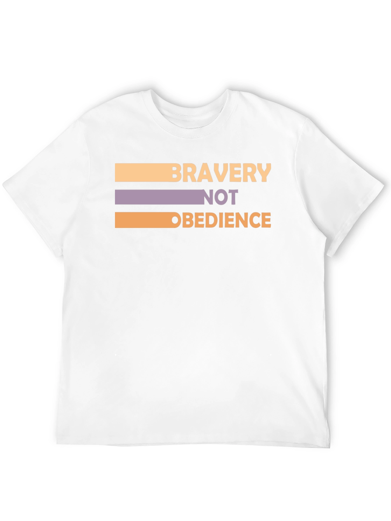 Bravery Not Obedience T-Shirt - Bold Statement Tee