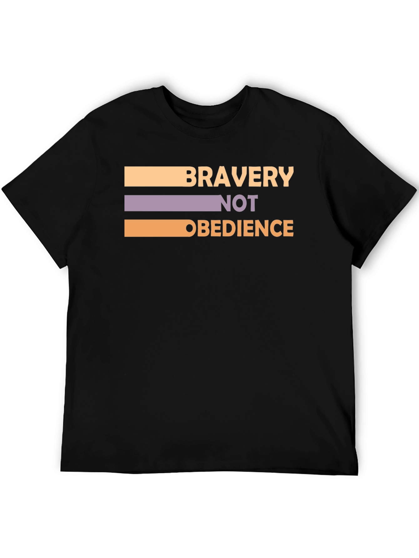 Bravery Not Obedience T-Shirt - Bold Statement Tee