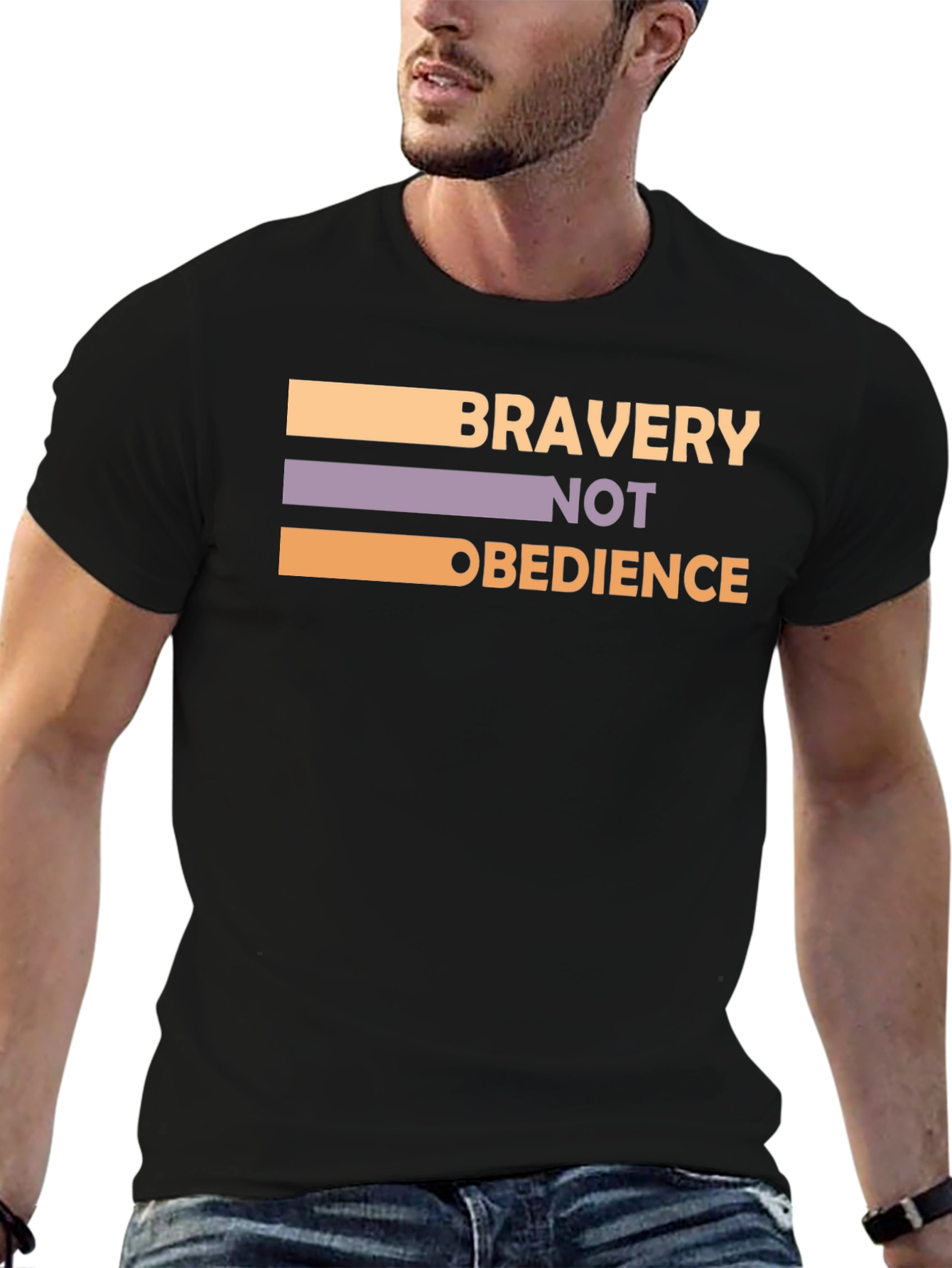 Bravery Not Obedience T-Shirt - Bold Statement Tee