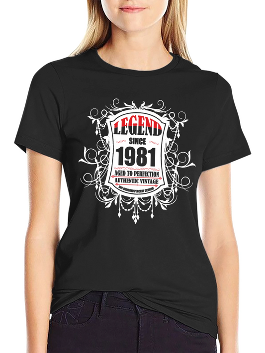 Legend Since 1981 Vintage Style T-Shirt