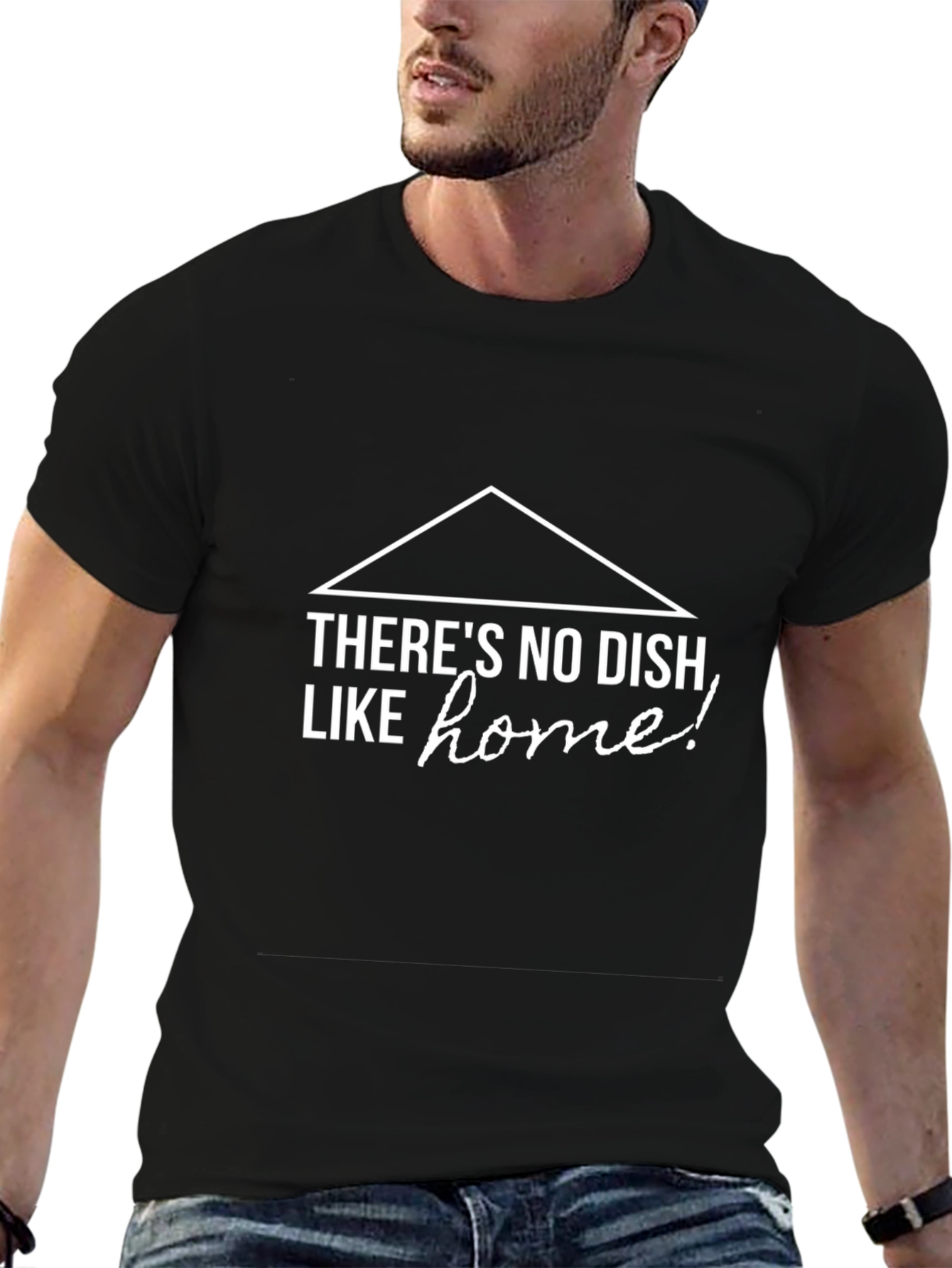 Theres No Dish Like Home Black T-Shirt