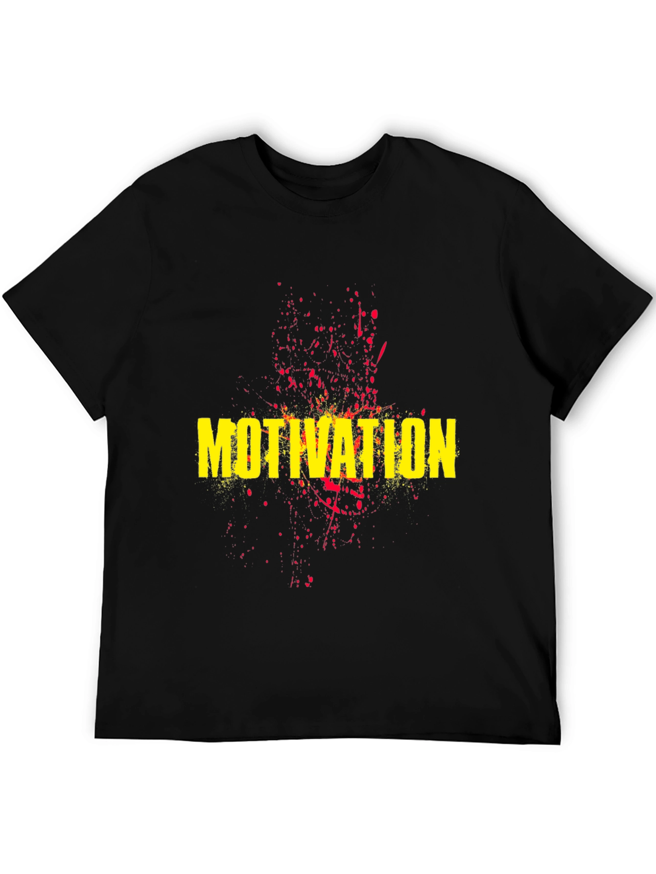 Motivation Graphic Tee - Black