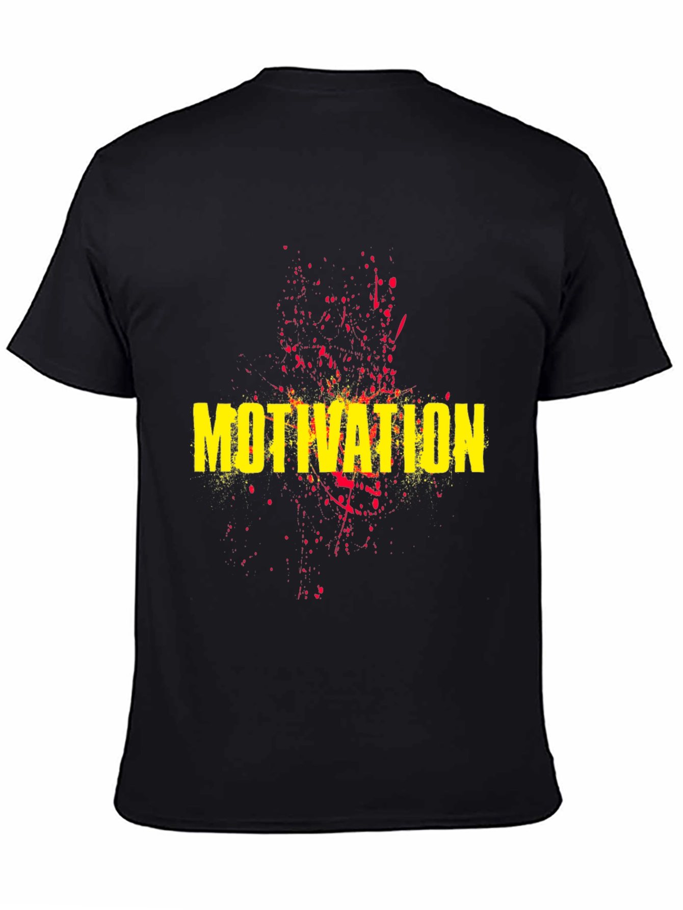 Motivation Graphic Tee - Black