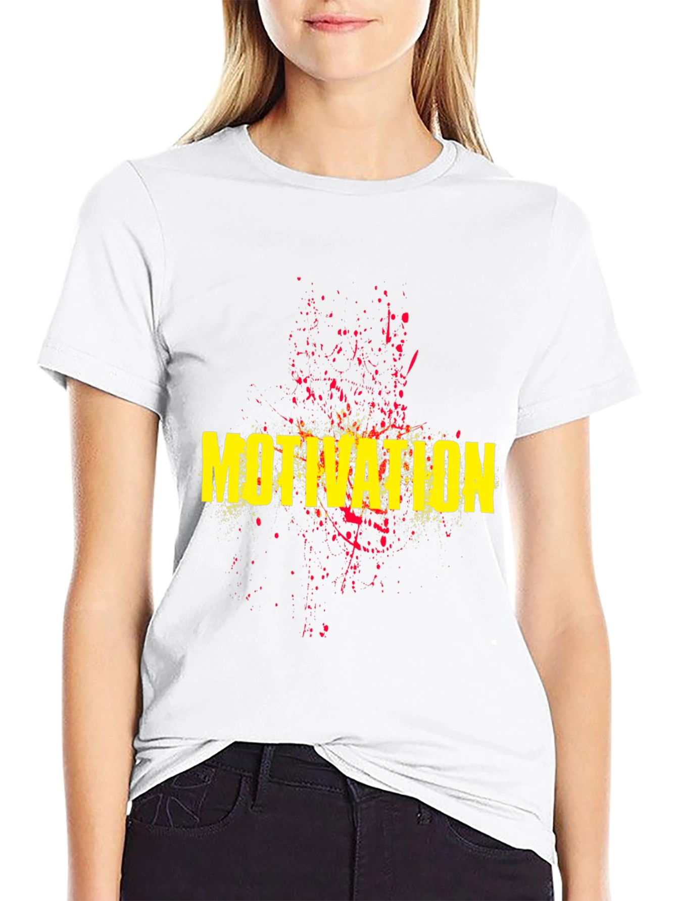 Motivation Graphic Tee - Black