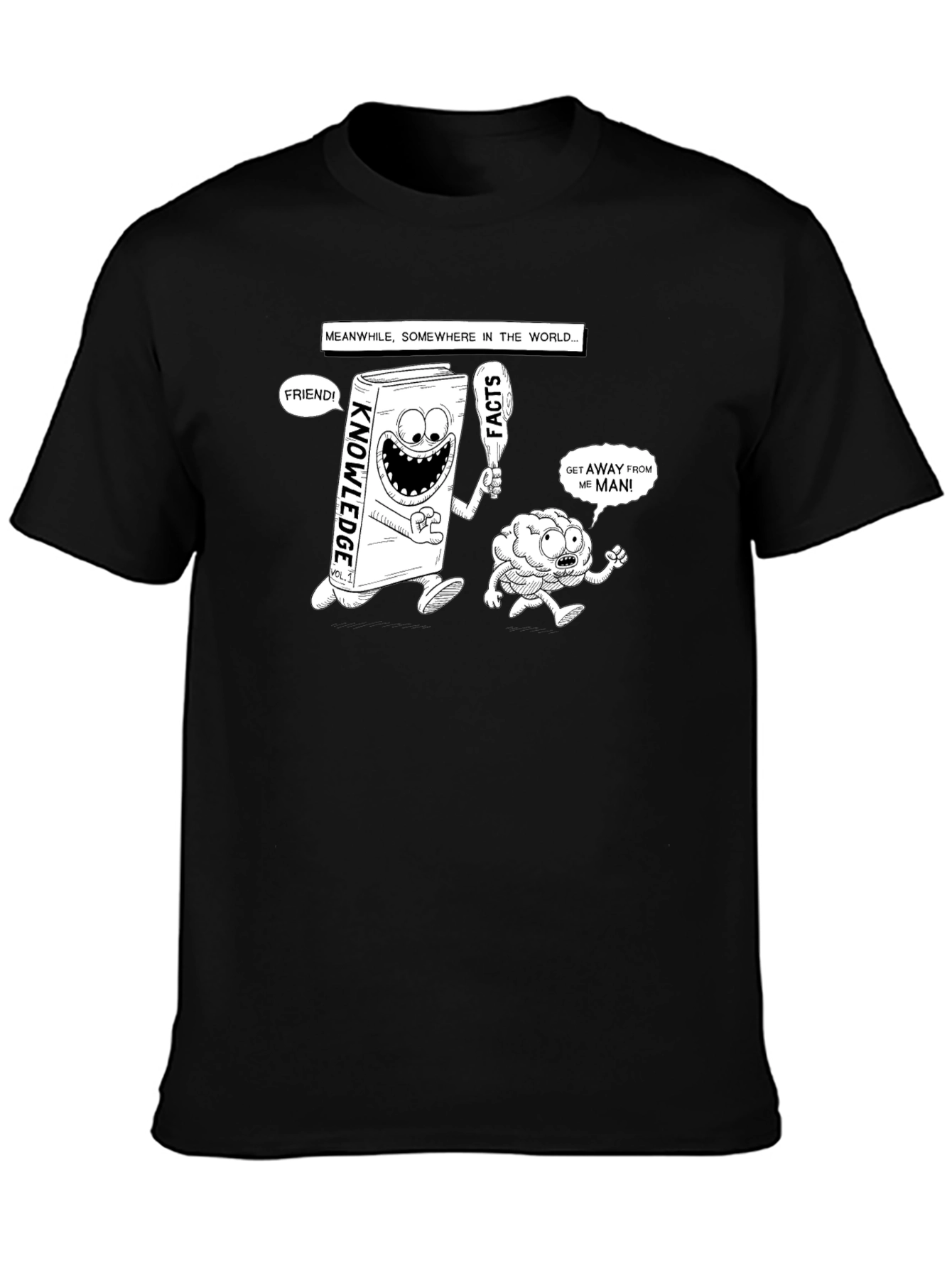 Knowledge vs. Facts Graphic T-Shirt