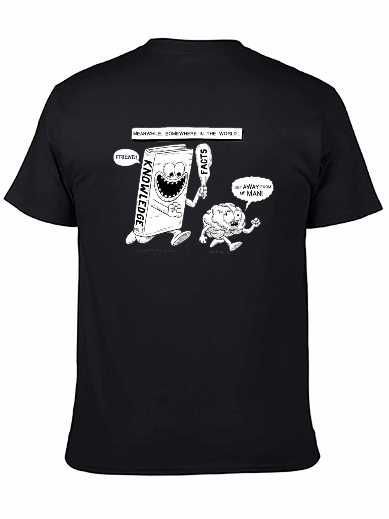 Knowledge vs. Facts Graphic T-Shirt