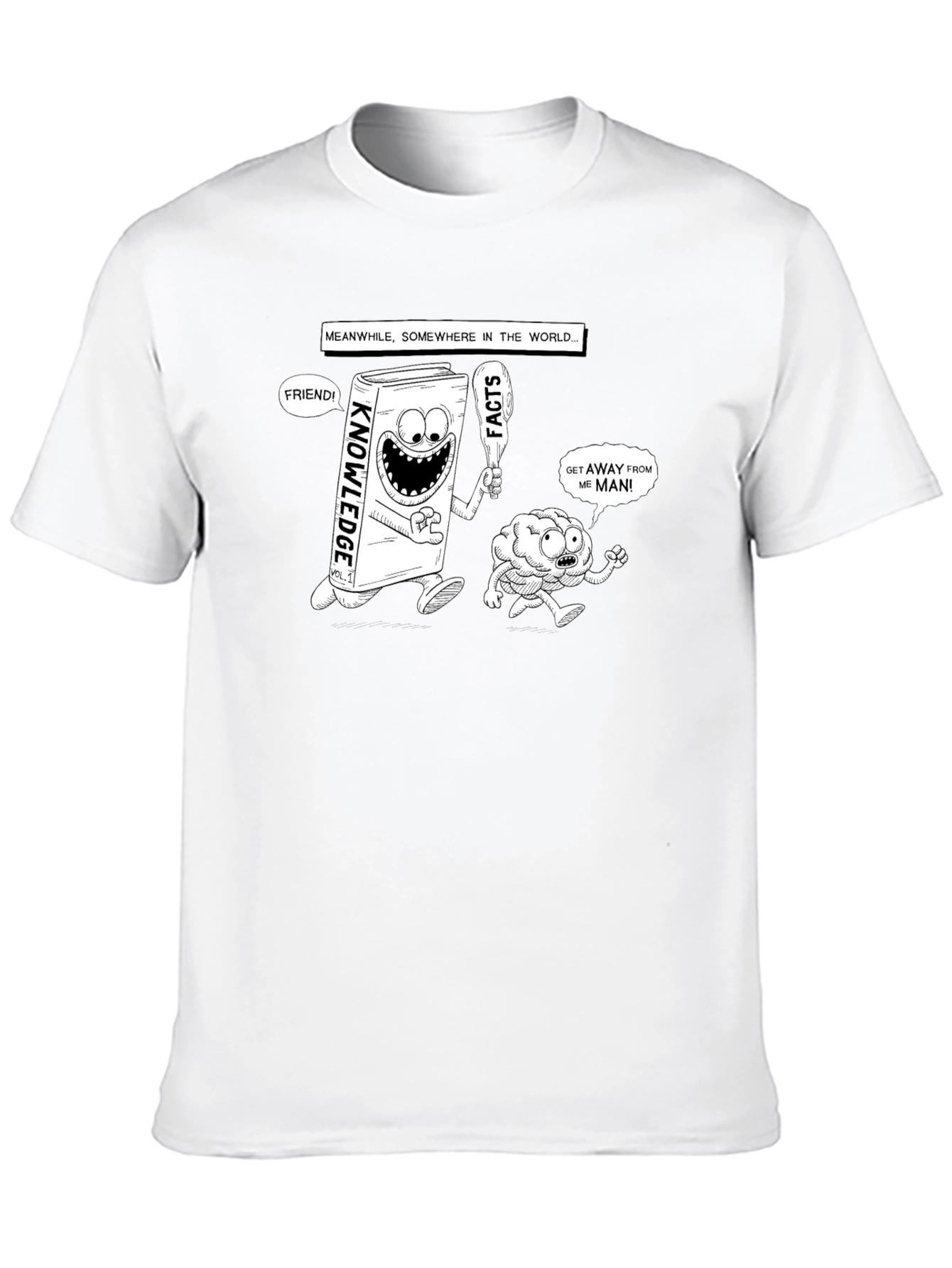 Knowledge vs. Facts Graphic T-Shirt