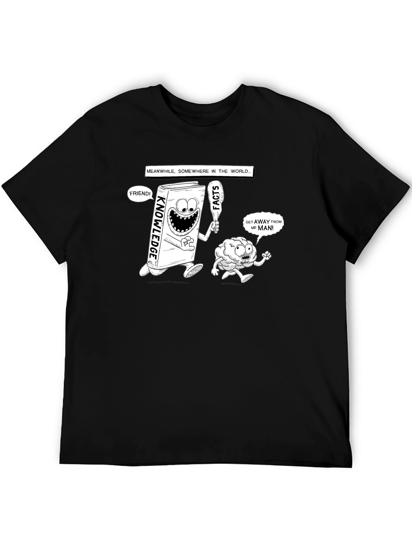 Knowledge vs. Facts Graphic T-Shirt