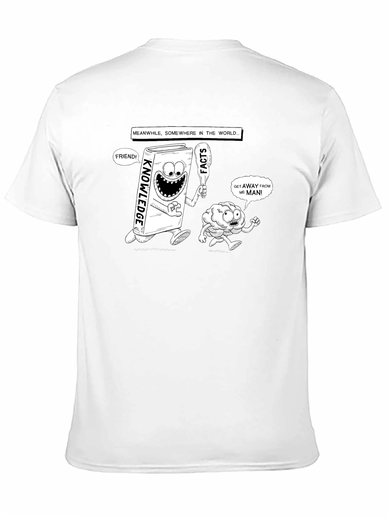 Knowledge vs. Facts Graphic T-Shirt