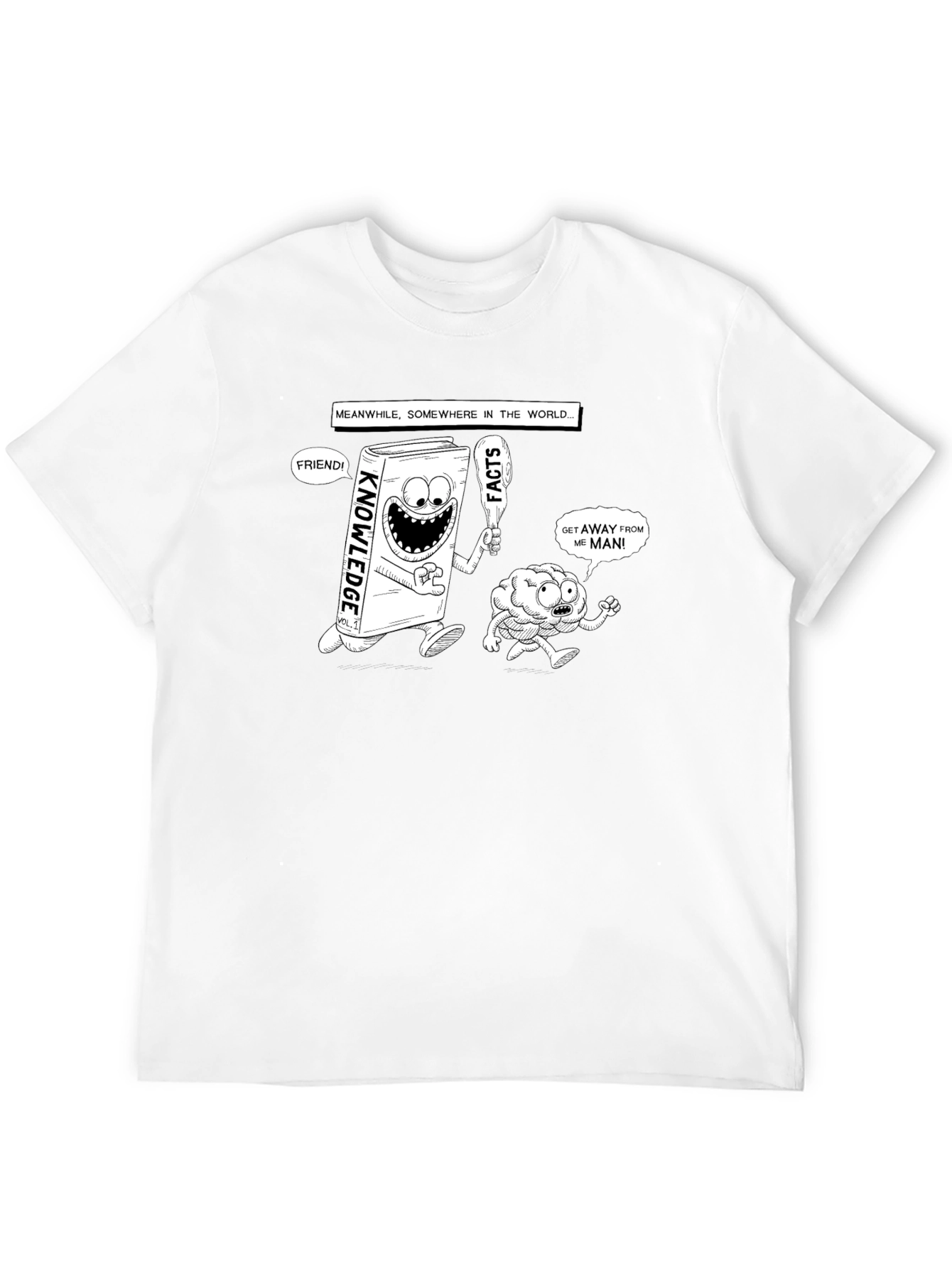 Knowledge vs. Facts Graphic T-Shirt