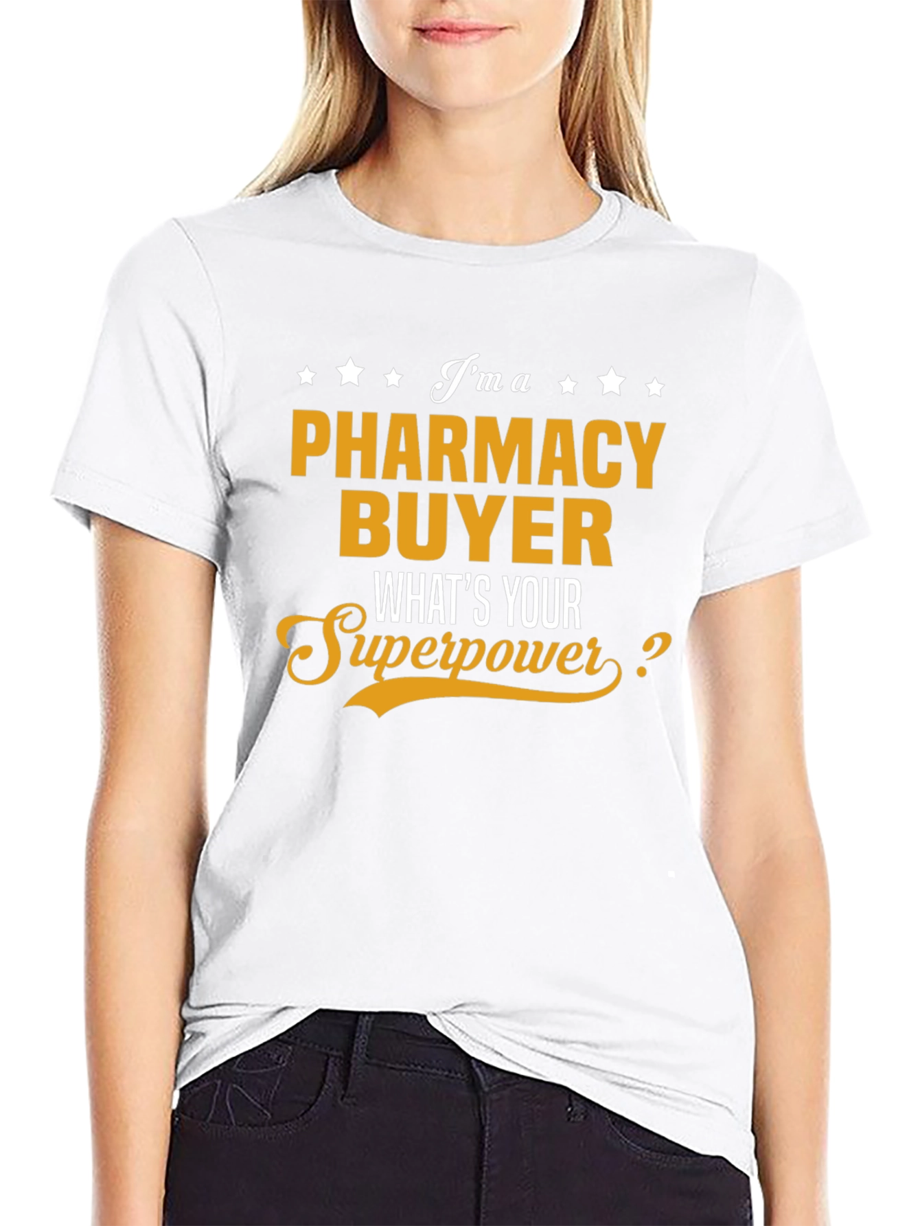 Pharmacy Buyer Superpower T-Shirt - Black