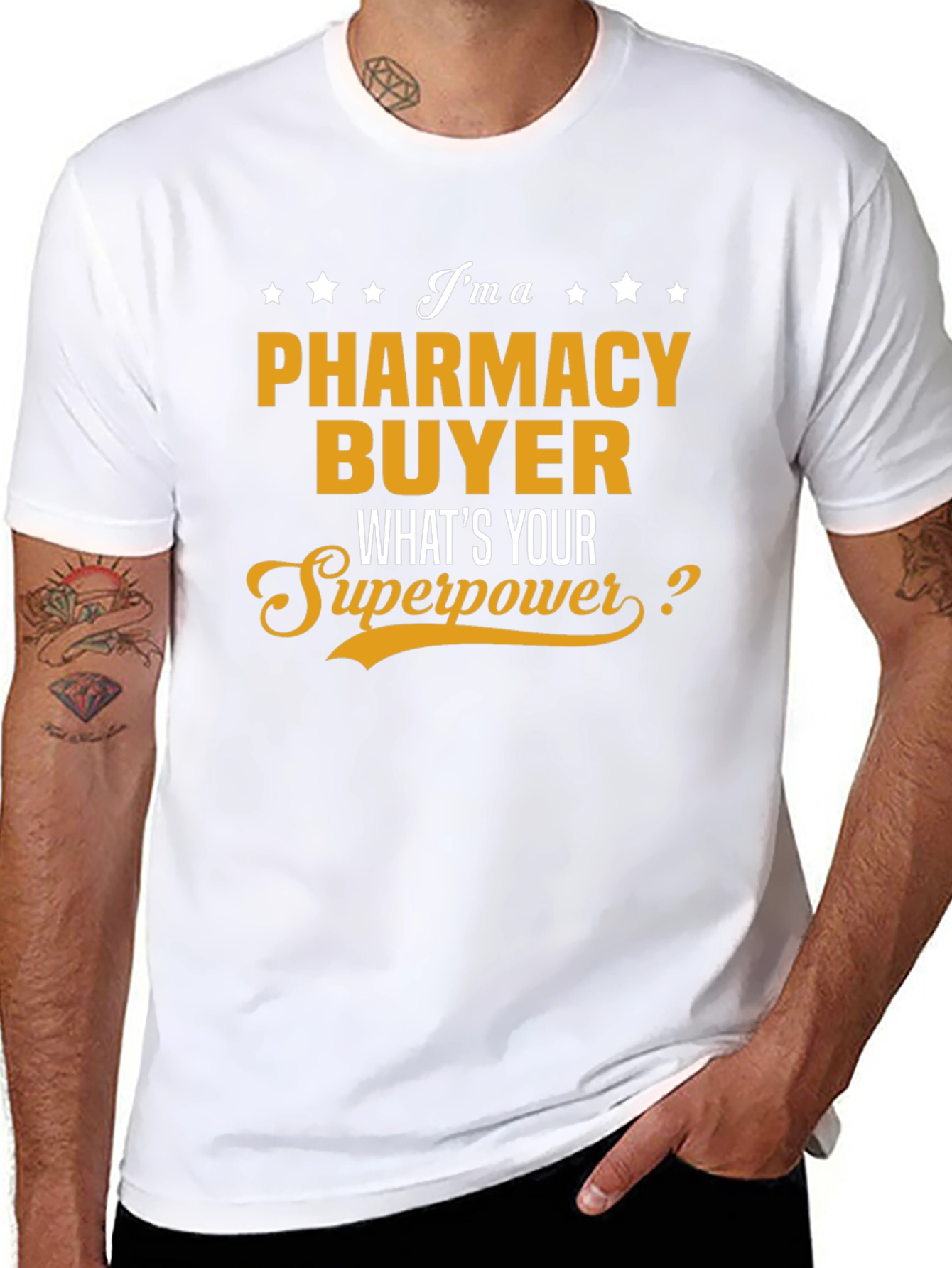 Pharmacy Buyer Superpower T-Shirt - Black