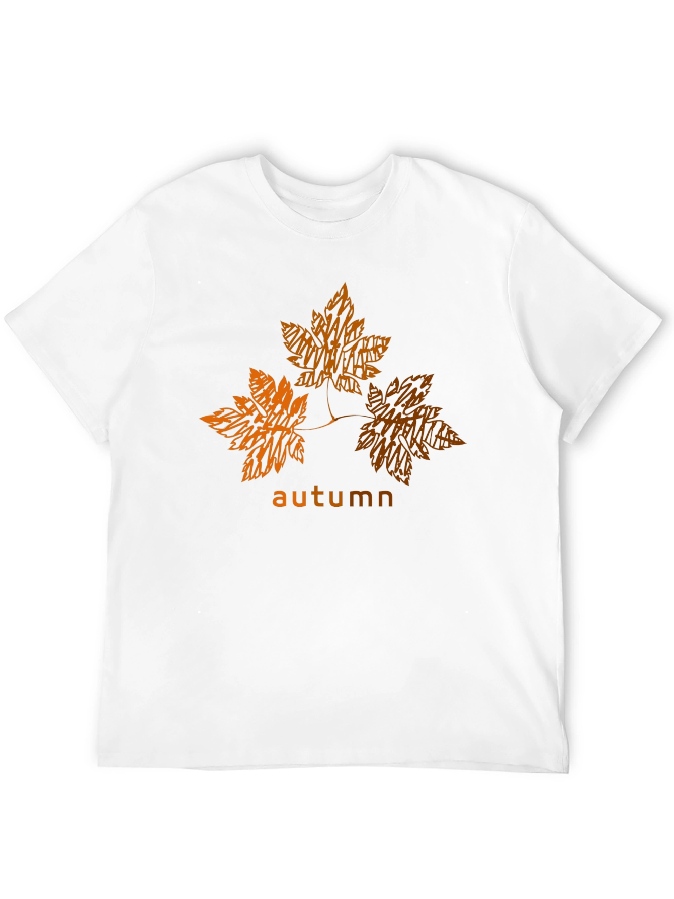 Autumn Leaves Graphic Tee - Stylish Fall Season Shirt