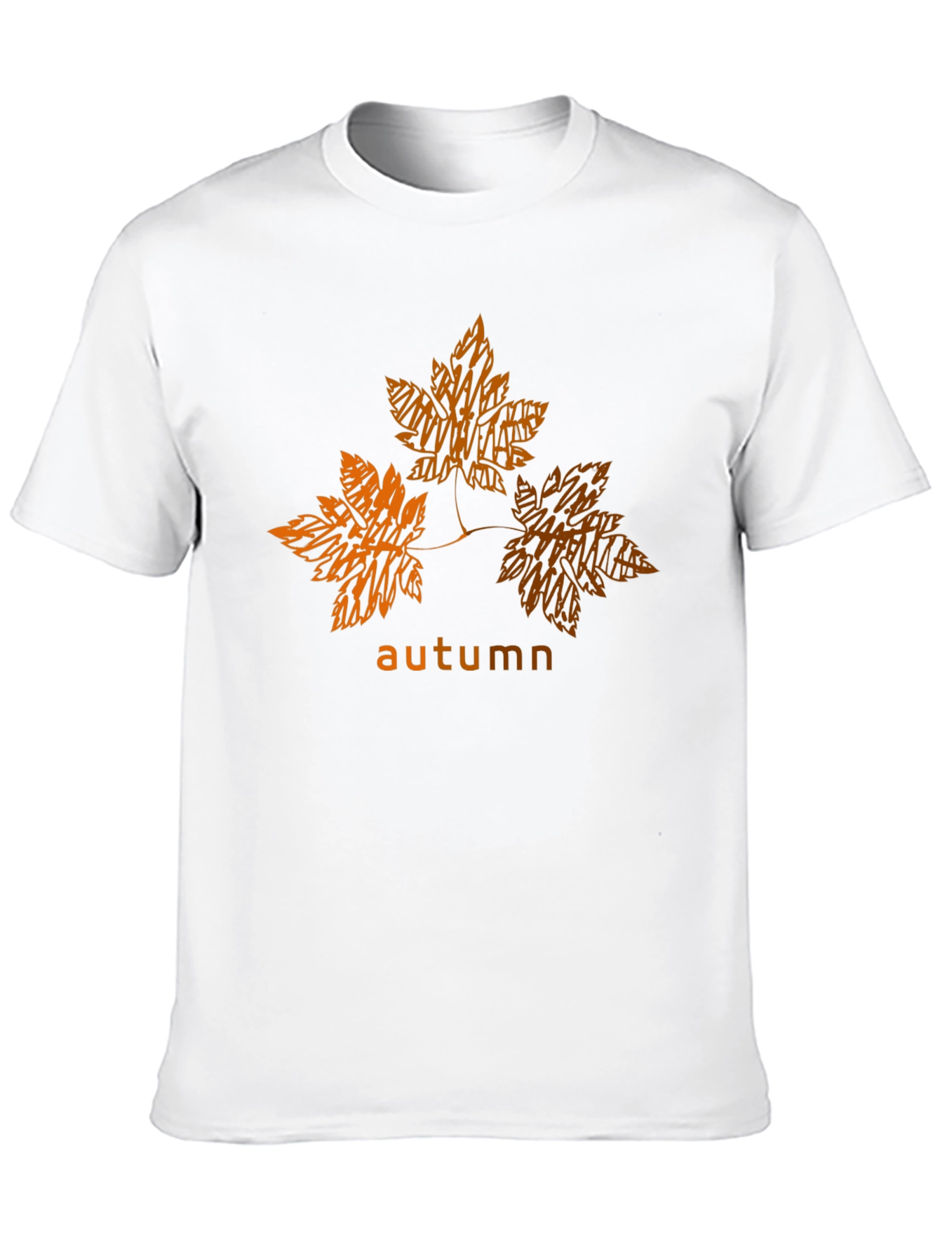 Autumn Leaves Graphic Tee - Stylish Fall Season Shirt
