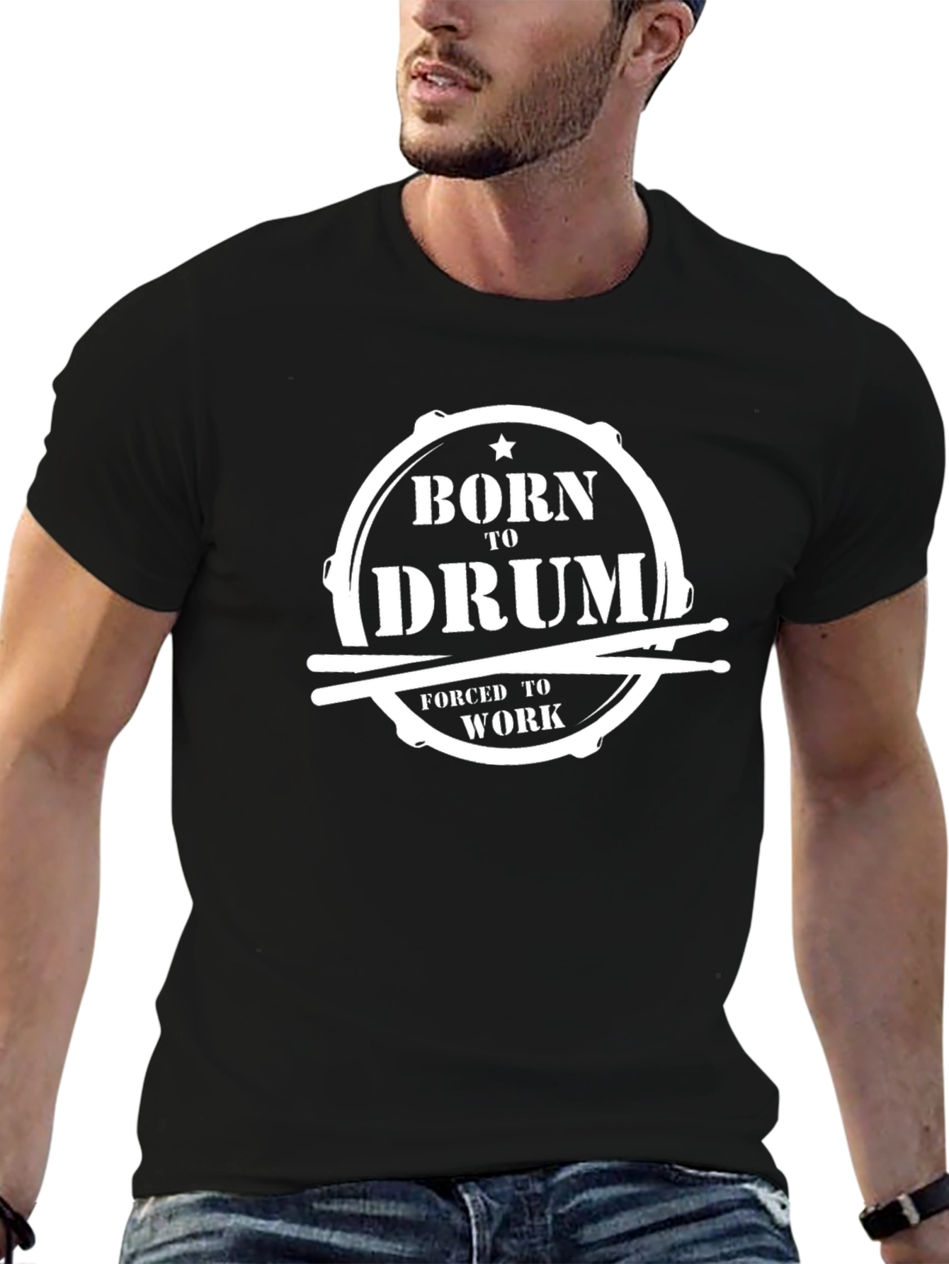 Born to Drum T-Shirt - Musician Gift