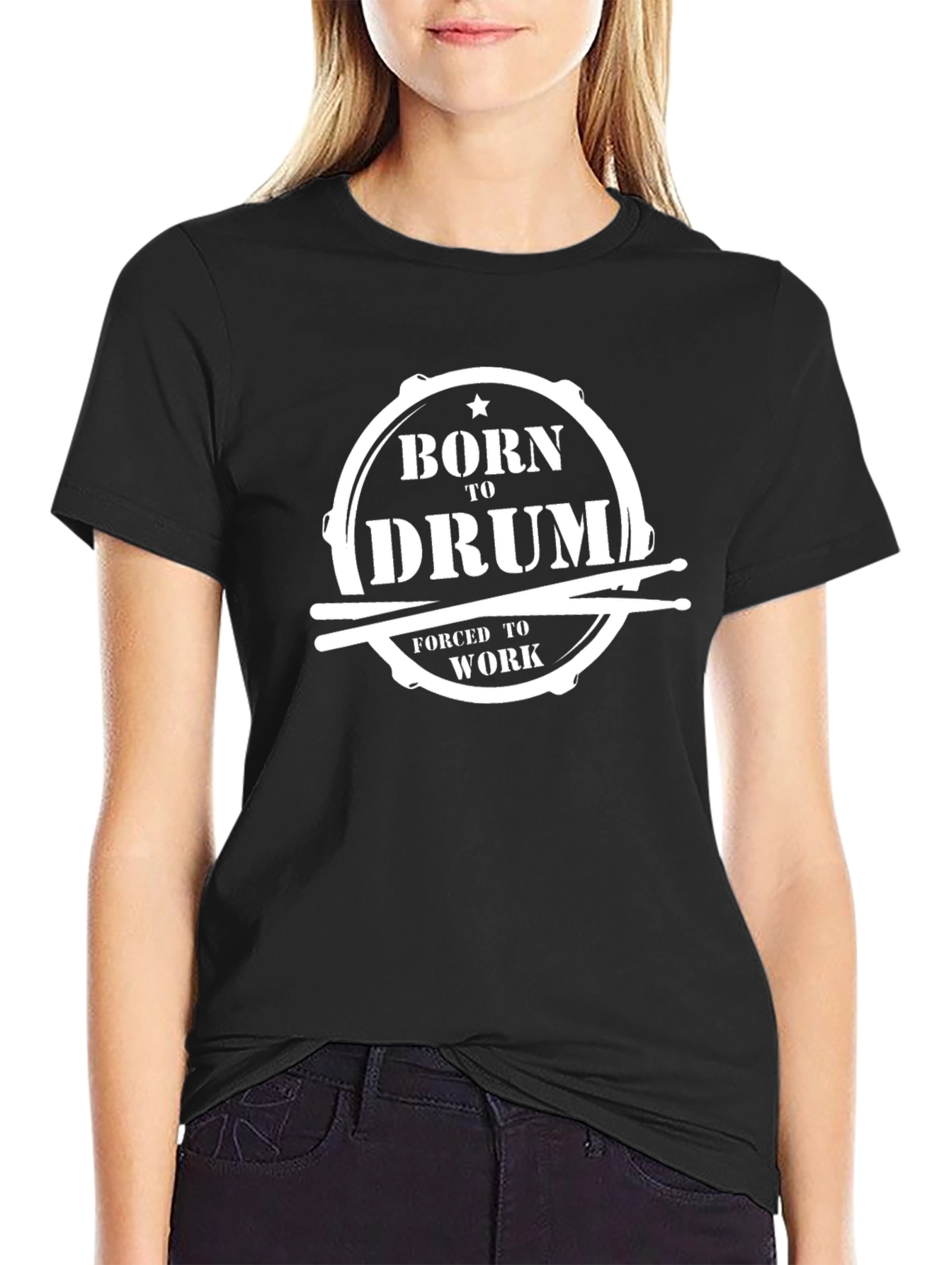 Born to Drum T-Shirt - Musician Gift