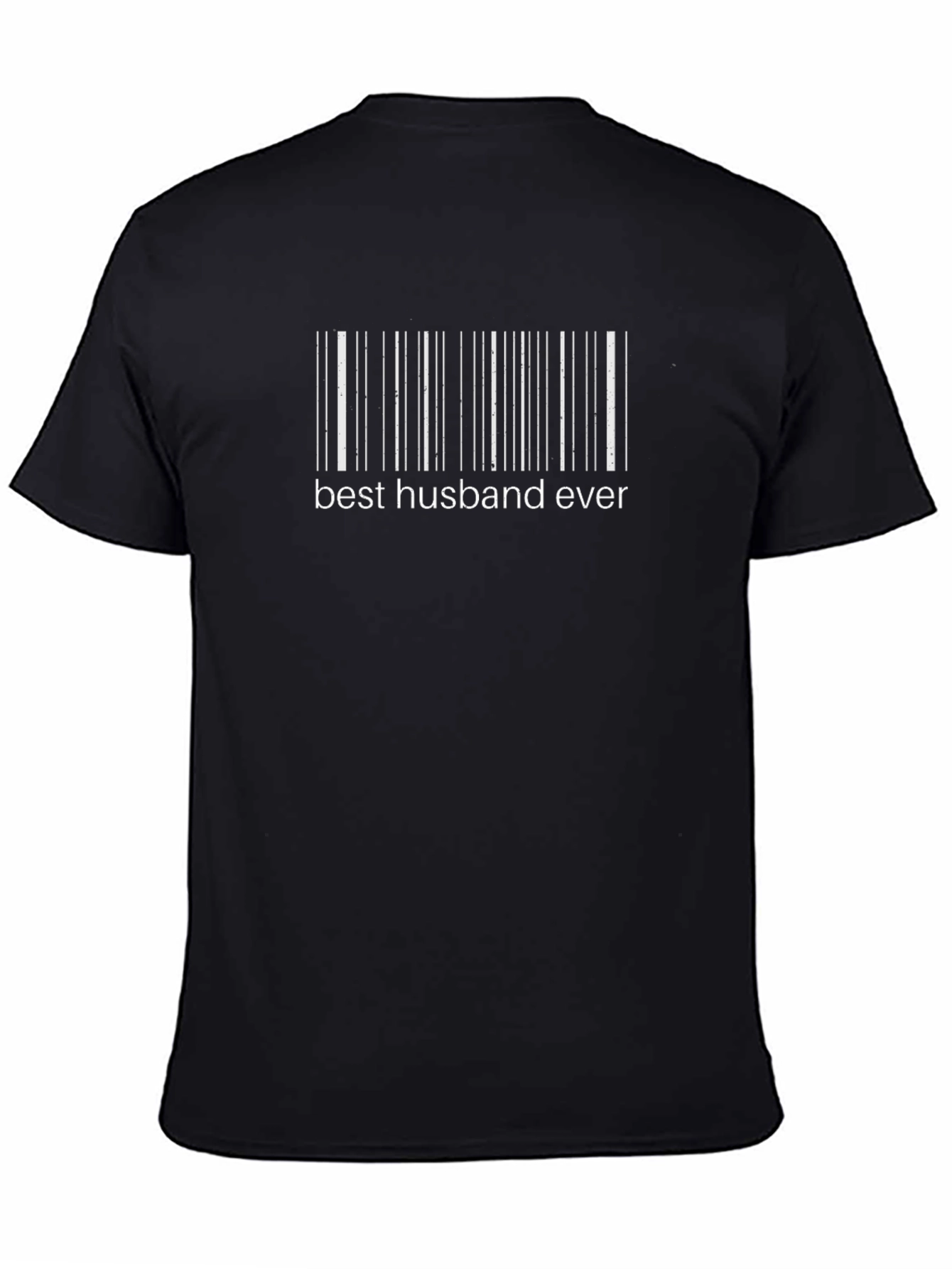 Best Husband Ever Barcode Graphic T-Shirt