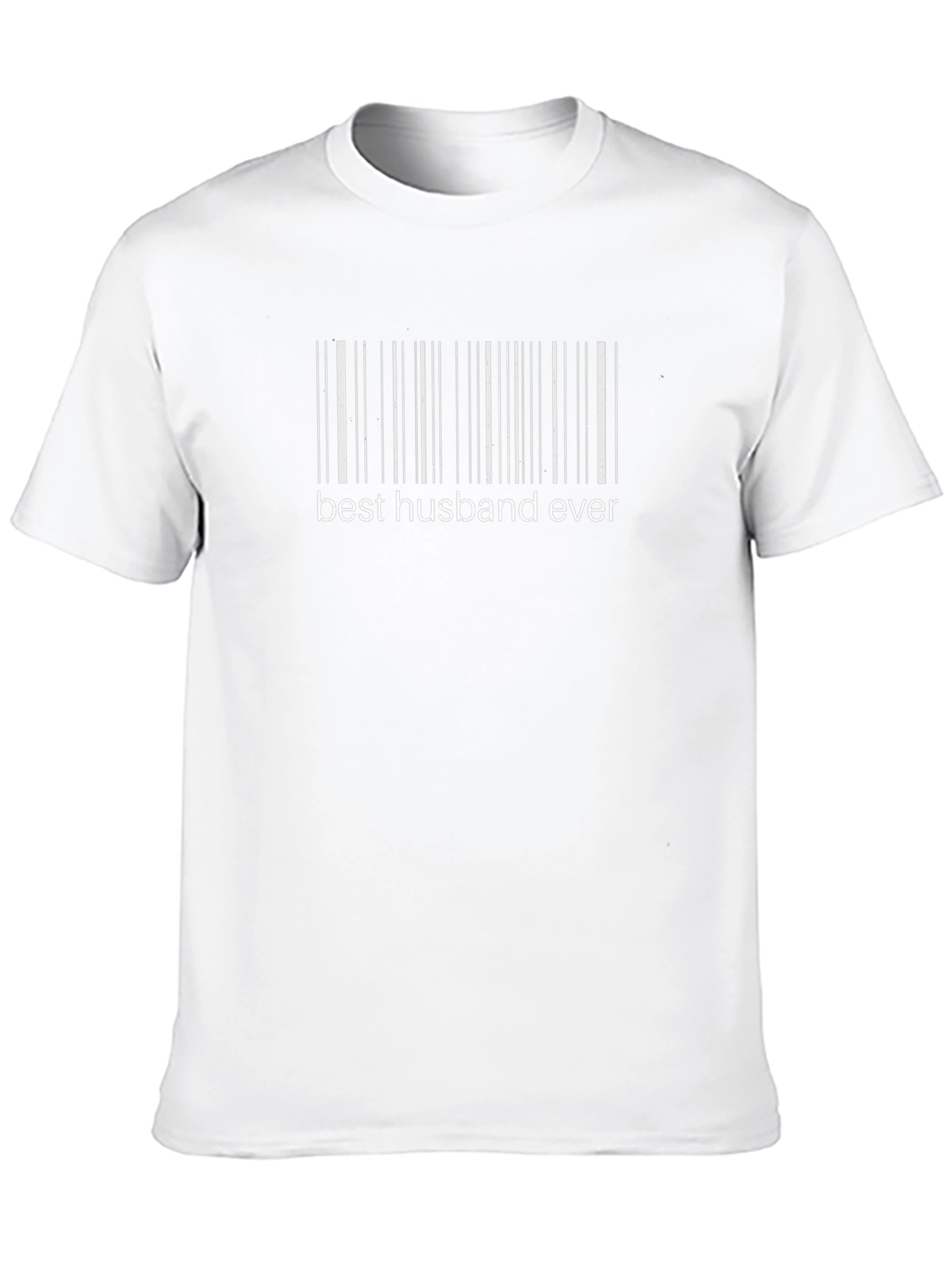 Best Husband Ever Barcode Graphic T-Shirt