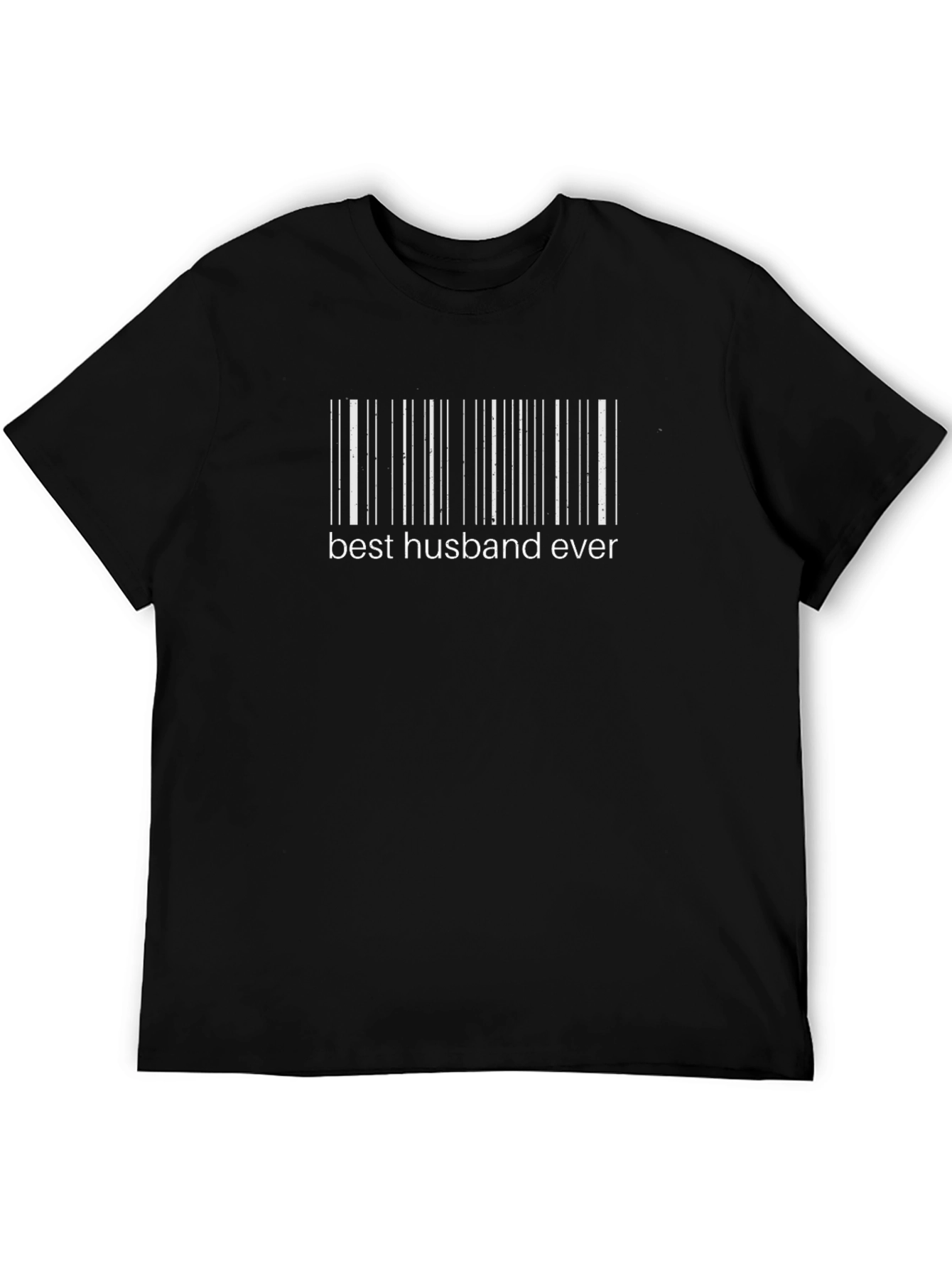 Best Husband Ever Barcode Graphic T-Shirt