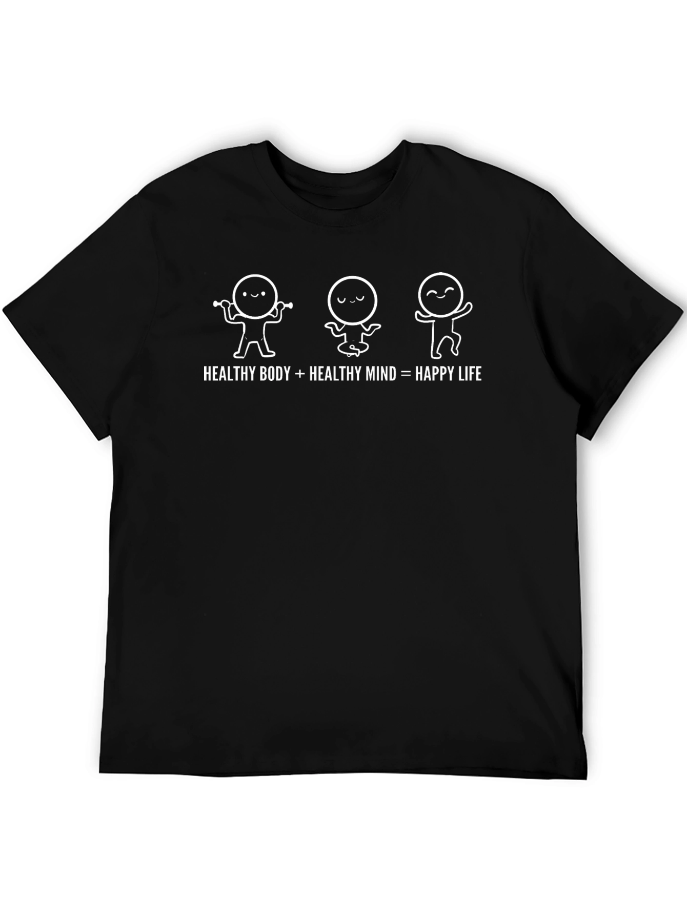 Healthy Body Happy Life Graphic Tee