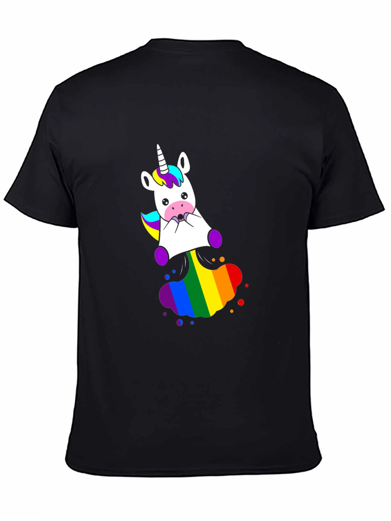 Unicorn Rainbow Graphic T-Shirt