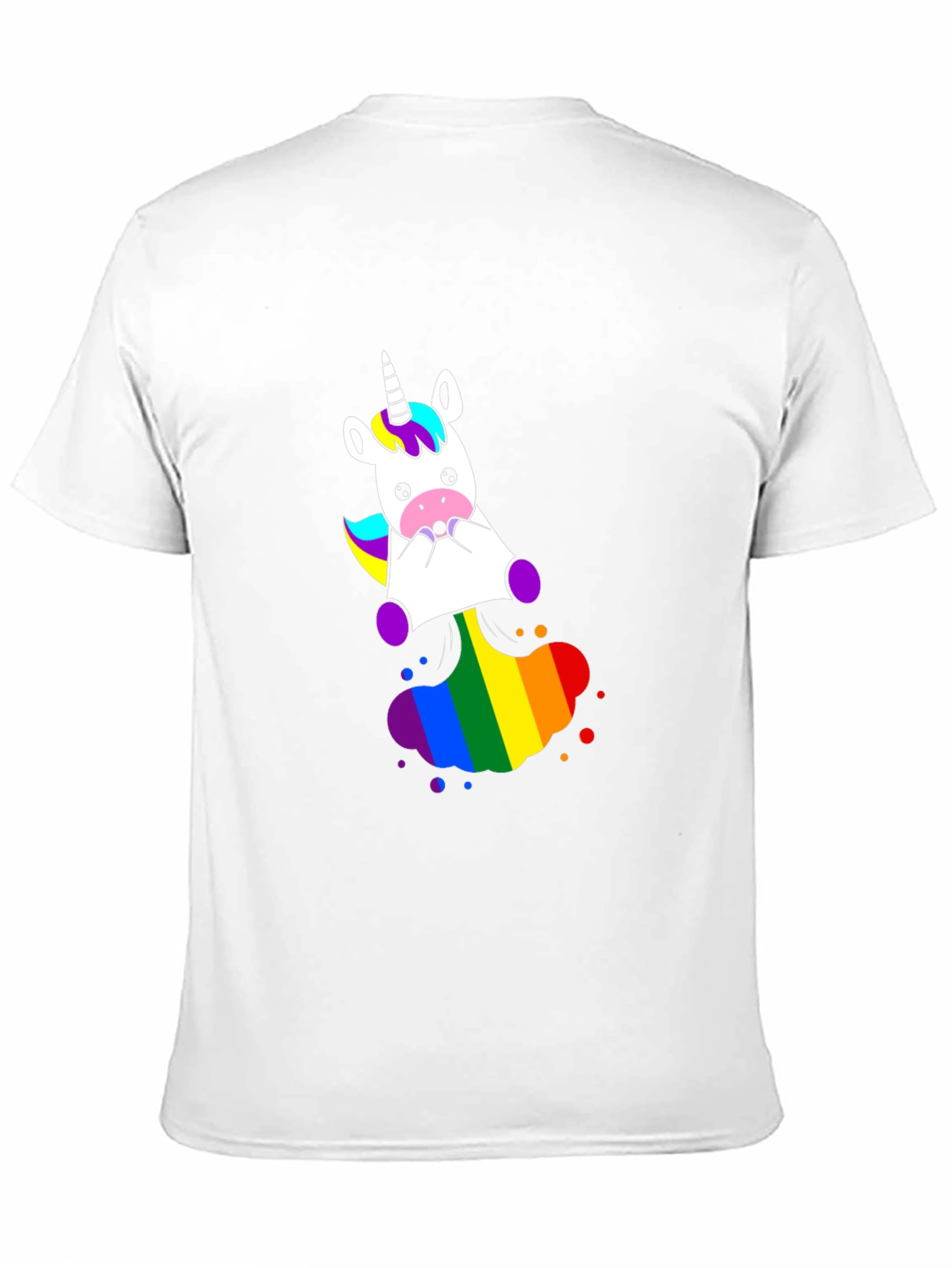 Unicorn Rainbow Graphic T-Shirt