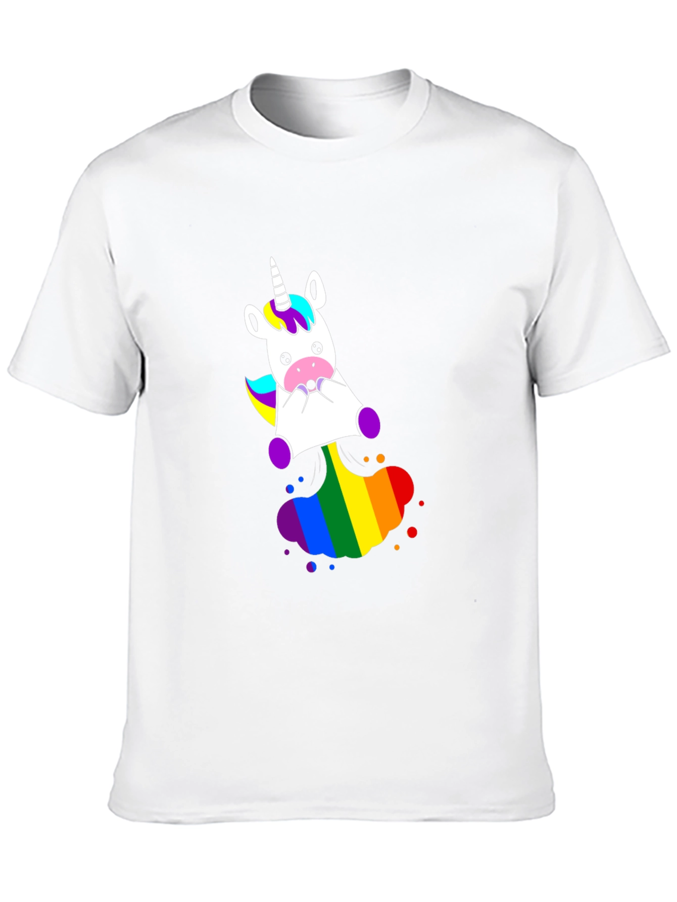 Unicorn Rainbow Graphic T-Shirt