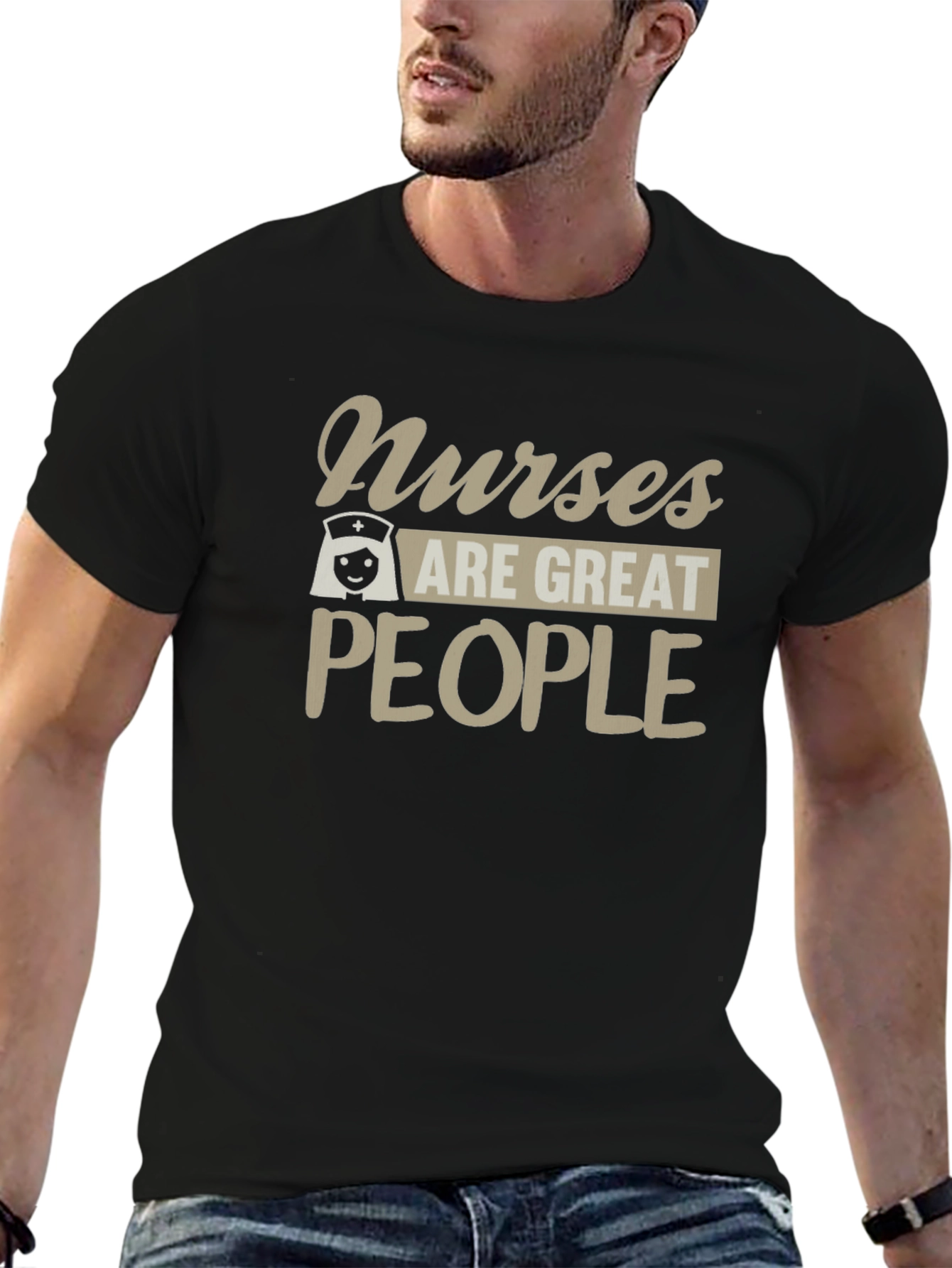 Nurses Are Great People Graphic Tee