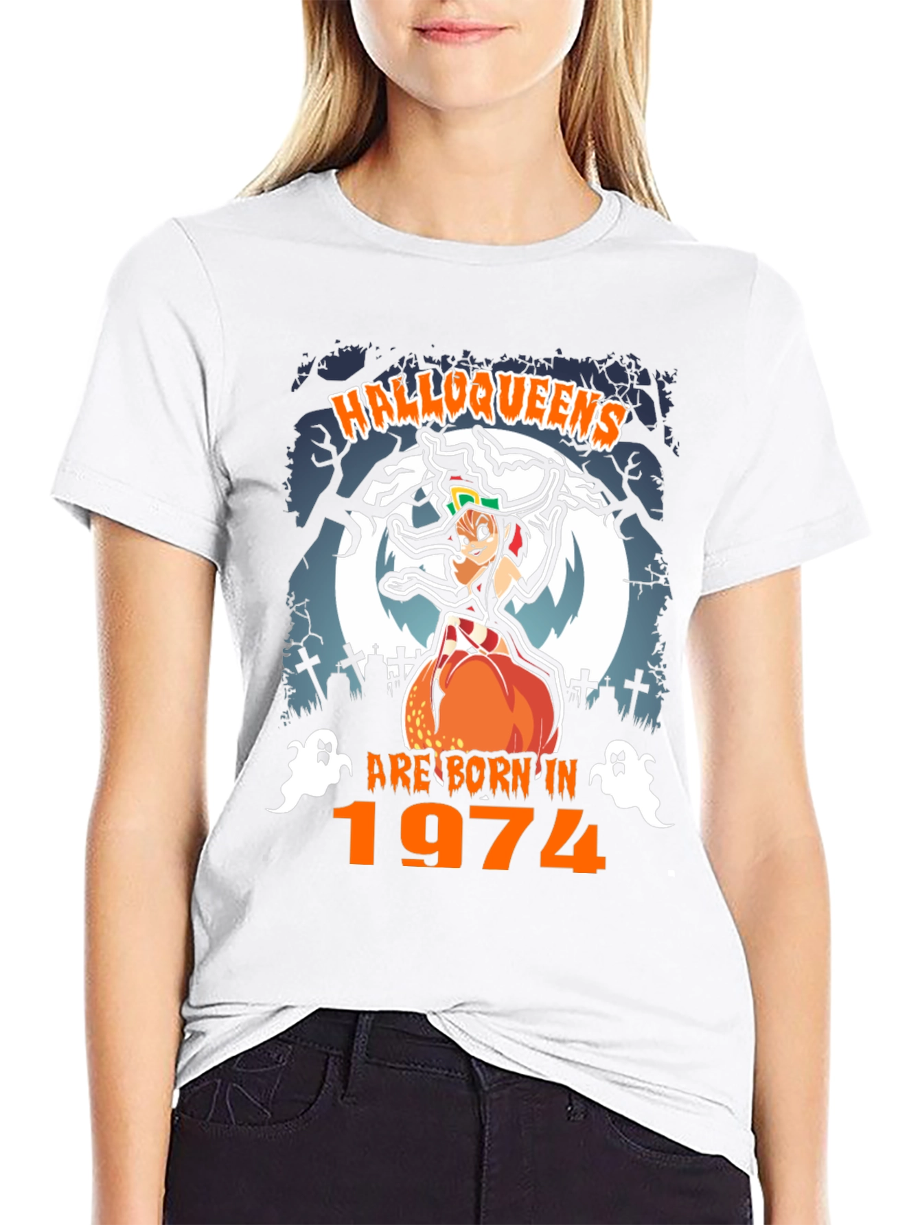 Halloqueens Born in 1974 Halloween T-Shirt