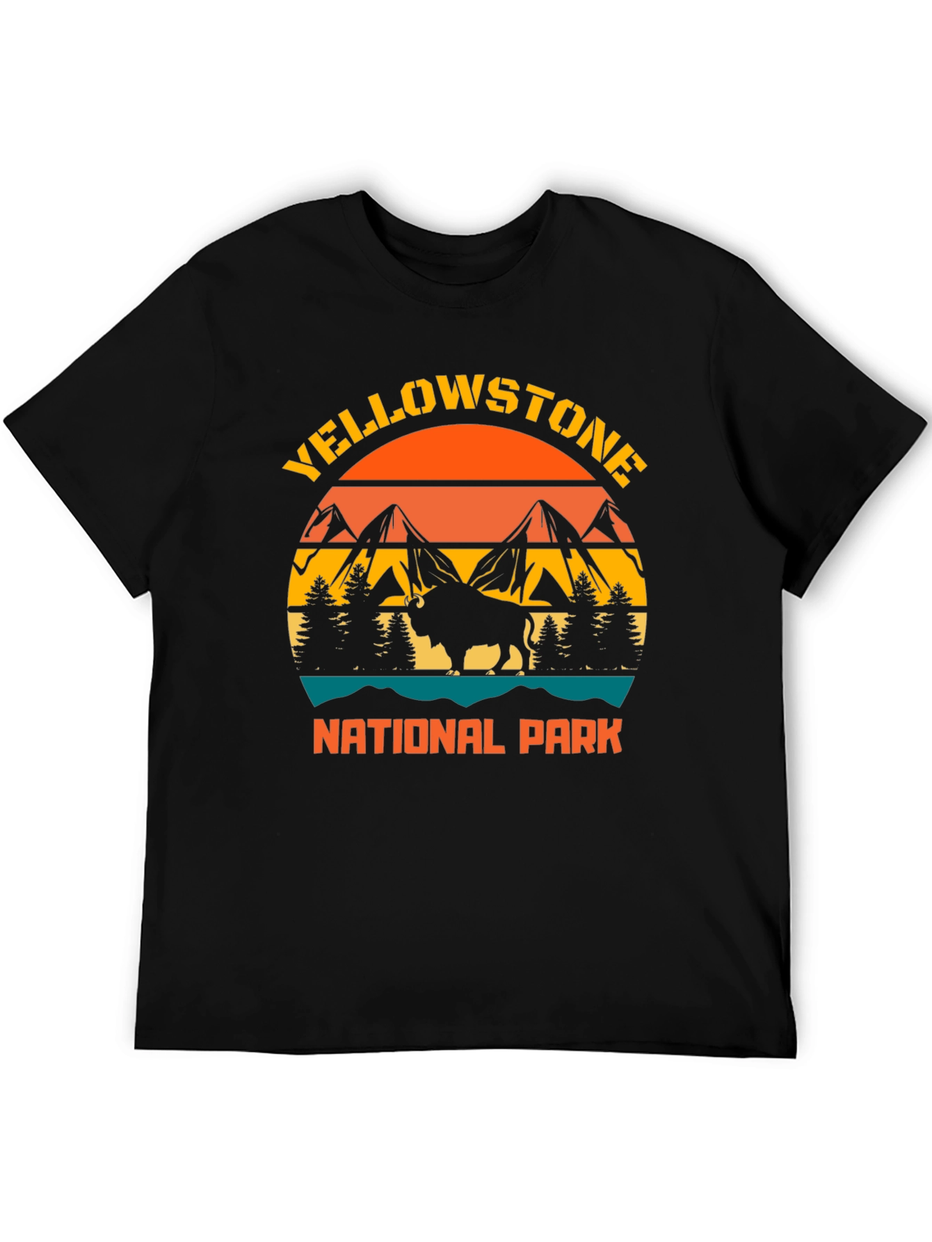 Yellowstone National Park Bison Graphic Tee