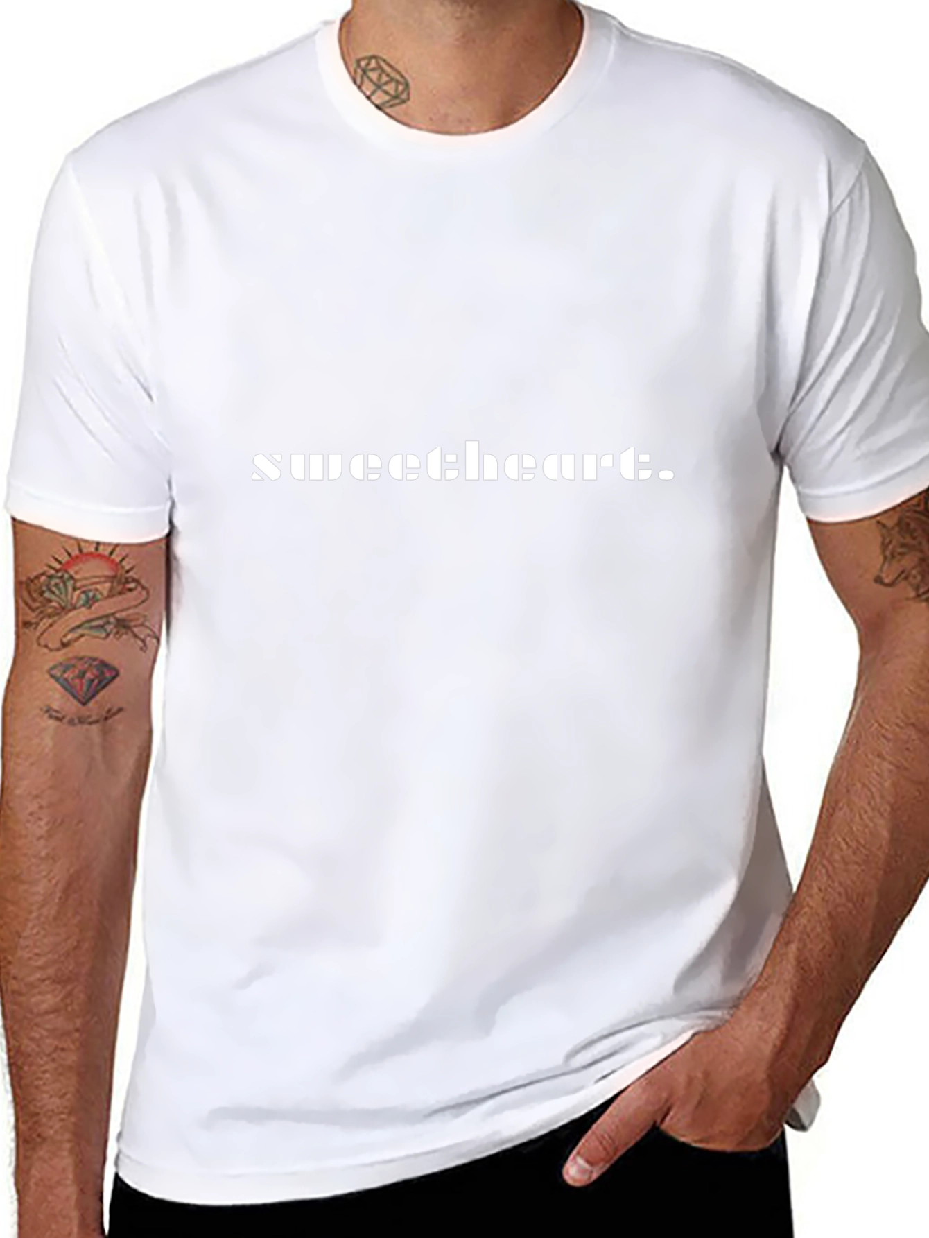 Sweetheart Graphic Black T-Shirt