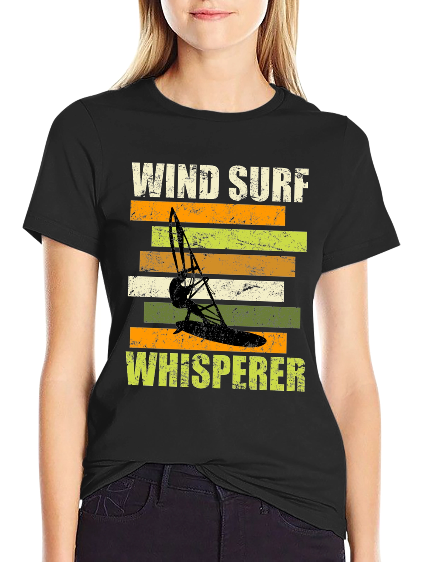 Wind Surf Whisperer Graphic Tee