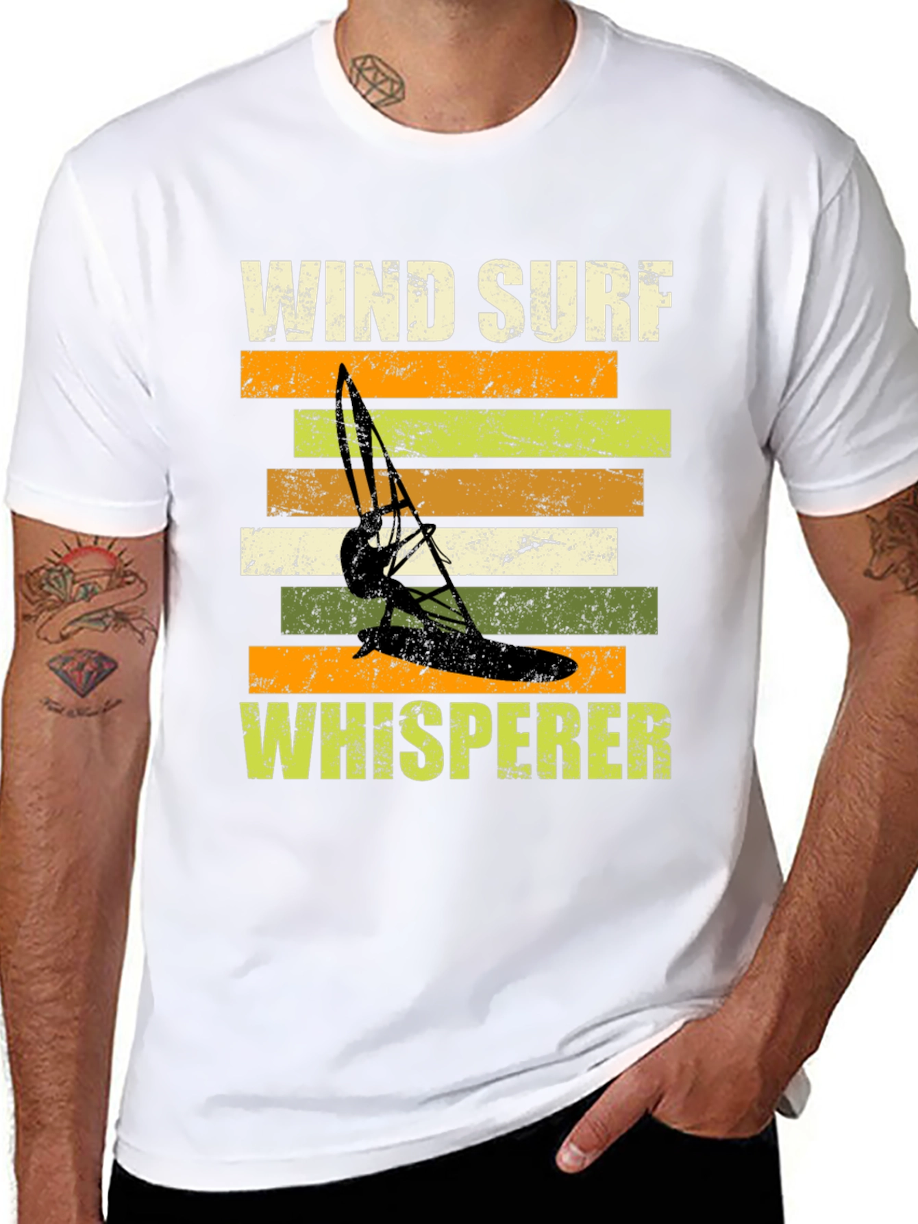 Wind Surf Whisperer Graphic Tee