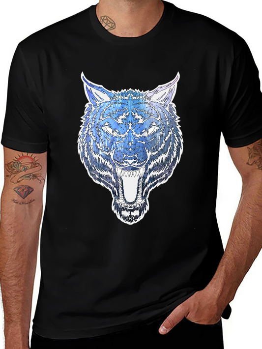 Black Wolf Graphic Tee - Bold & Stylish