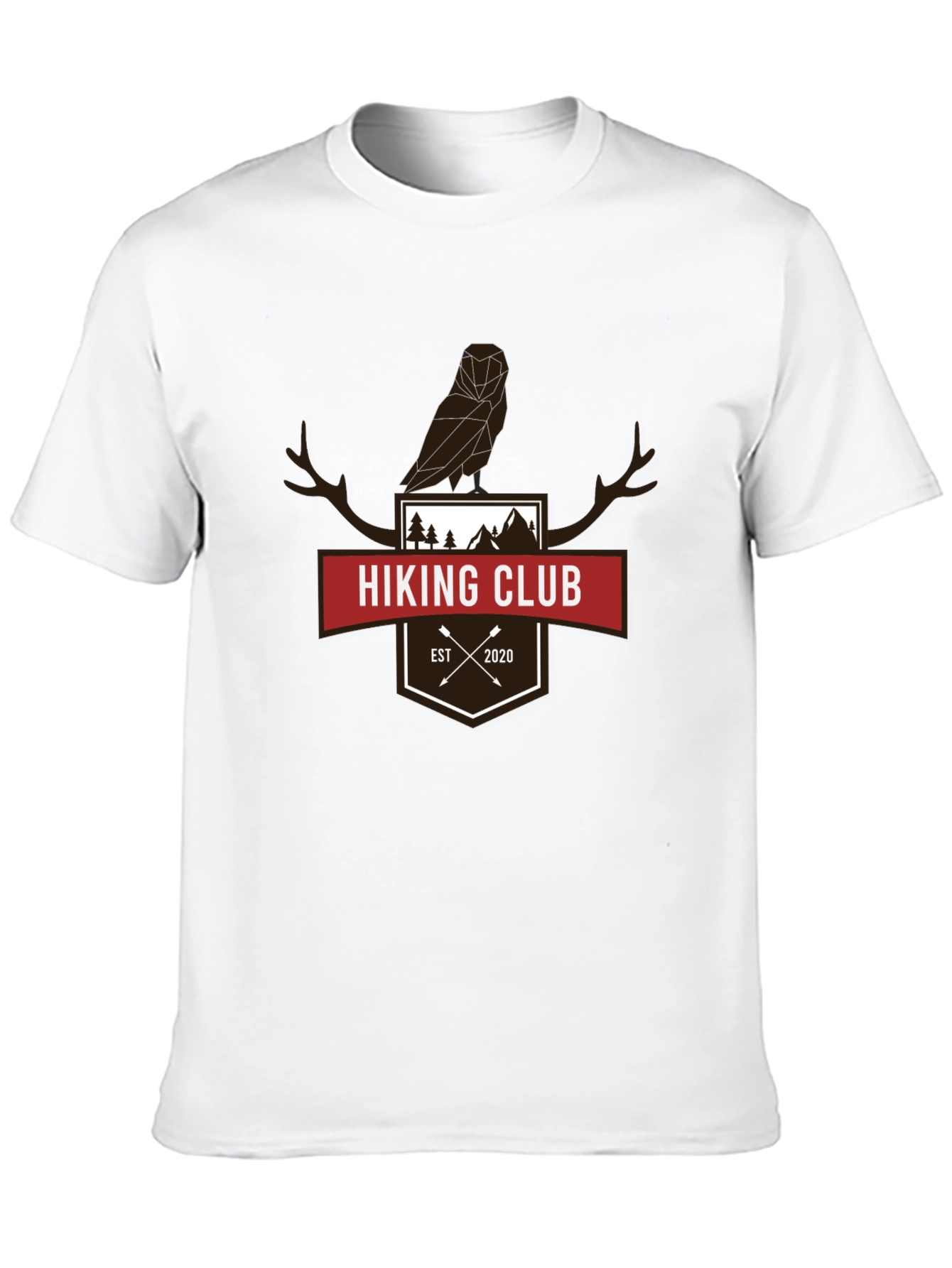 Hiking Club Graphic T-Shirt - Black