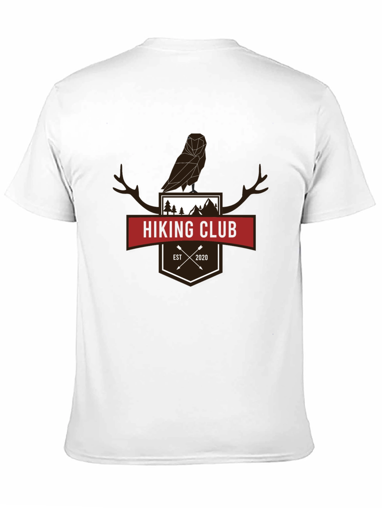 Hiking Club Graphic T-Shirt - Black
