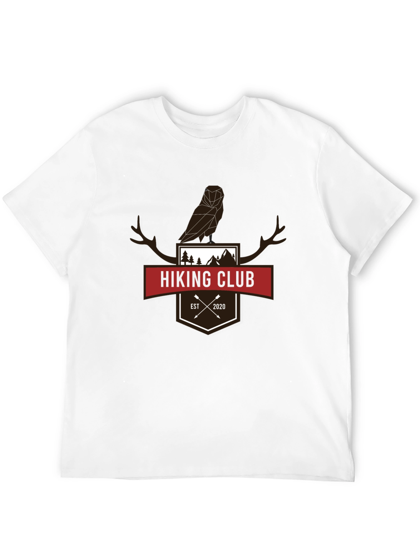 Hiking Club Graphic T-Shirt - Black