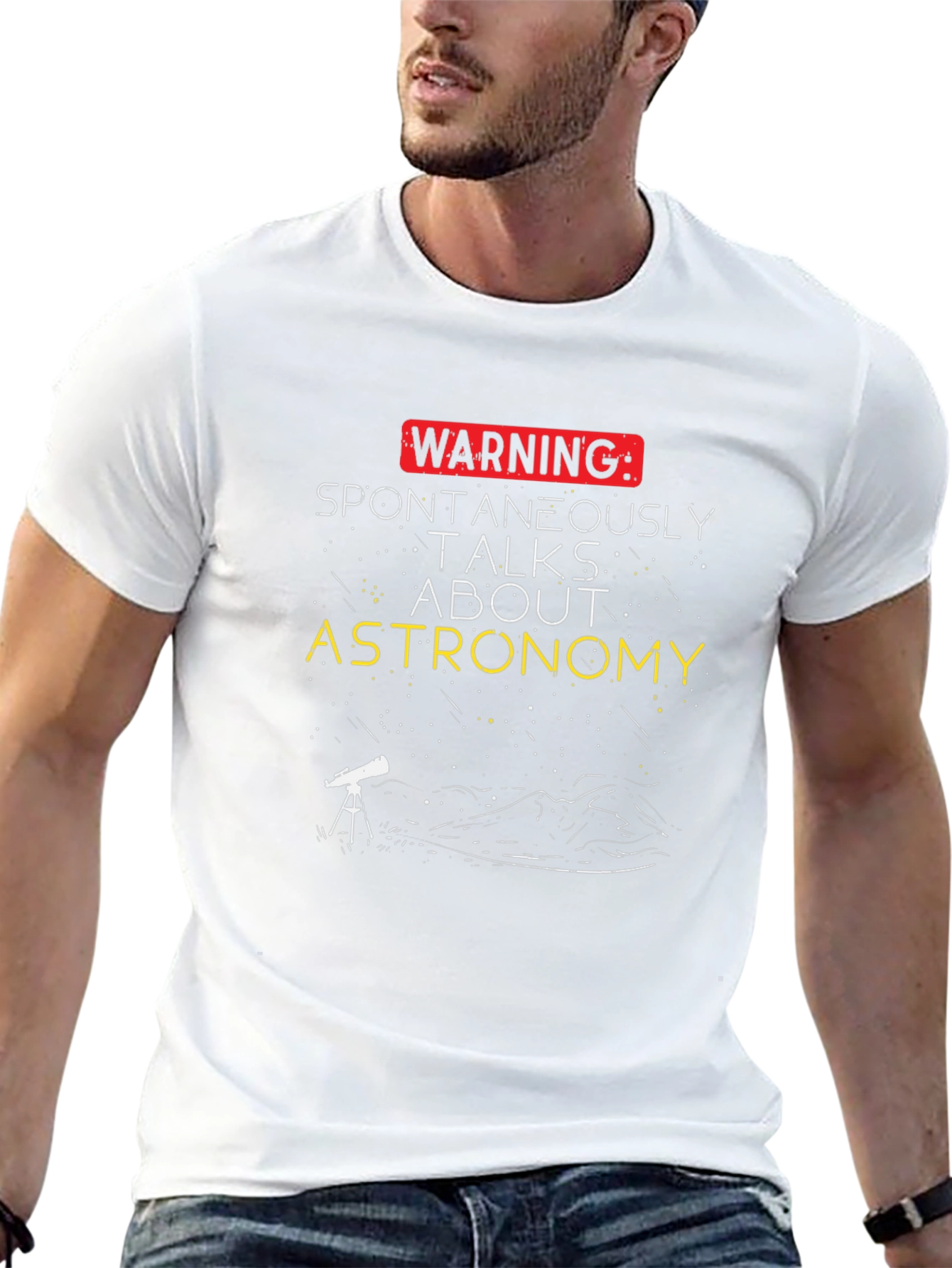 Astronomy Lovers T-Shirt - Warning: Talks About Astronomy
