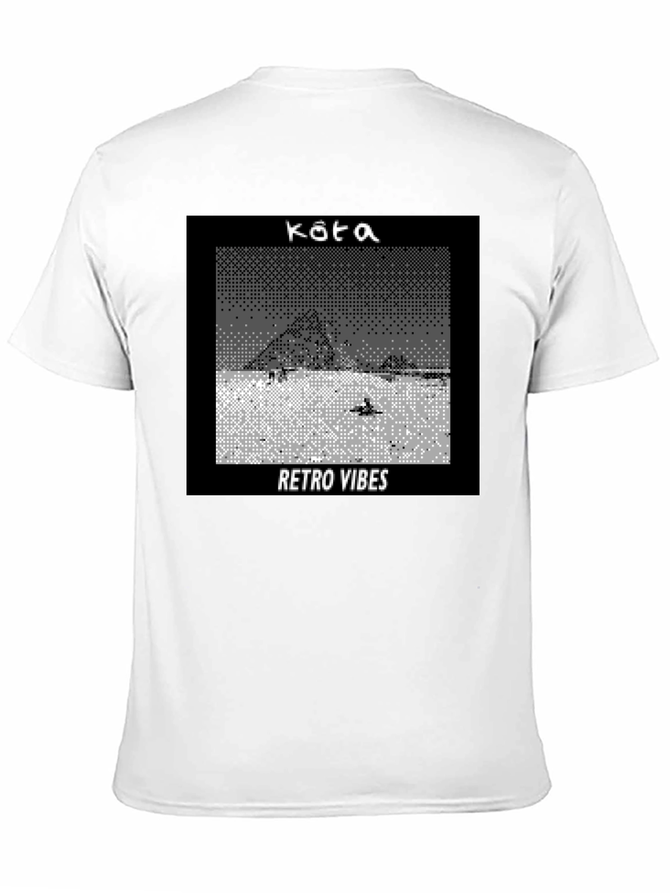 Retro Vibes Graphic Tee - Pixel Art T-Shirt