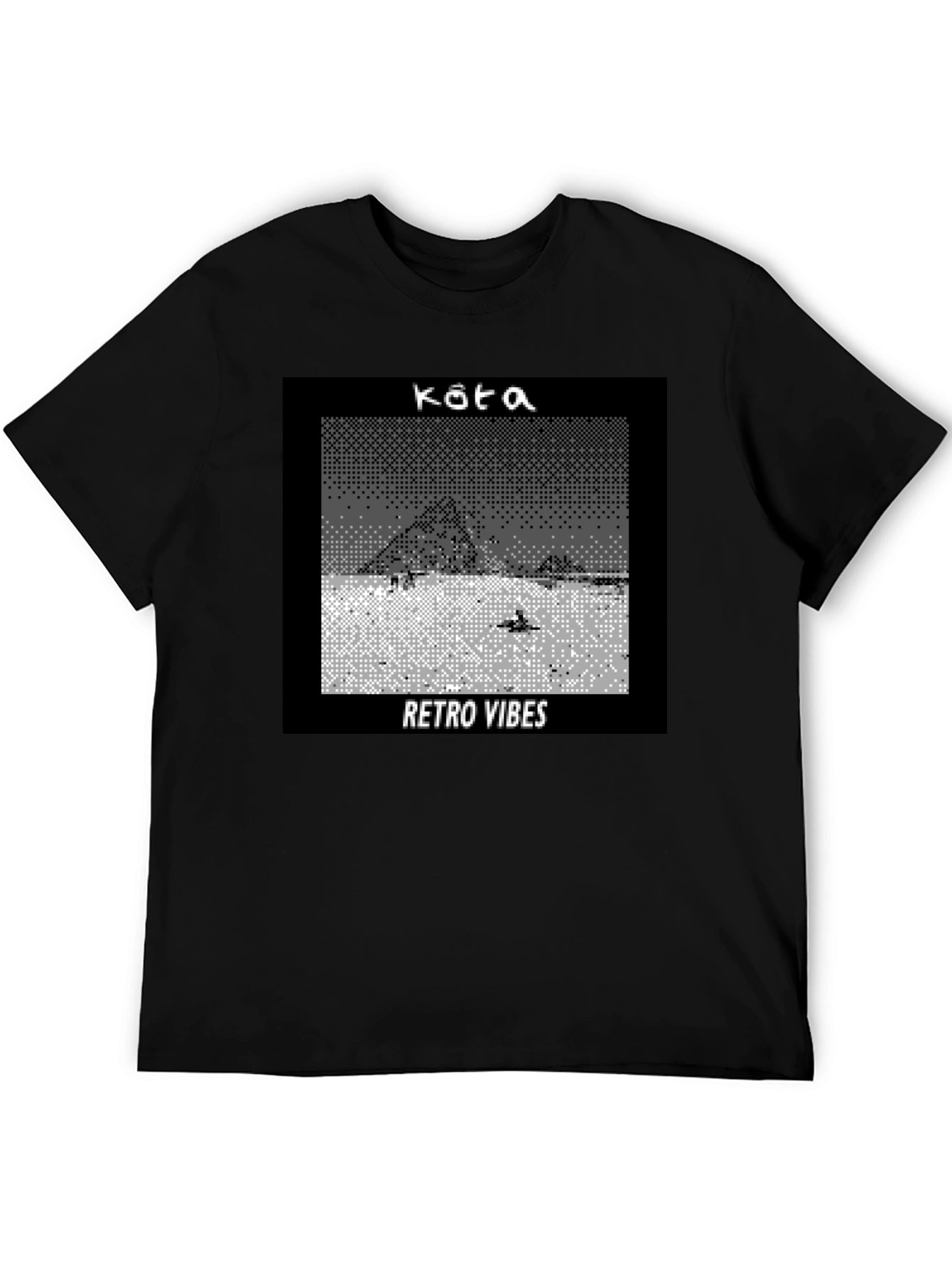 Retro Vibes Graphic Tee - Pixel Art T-Shirt