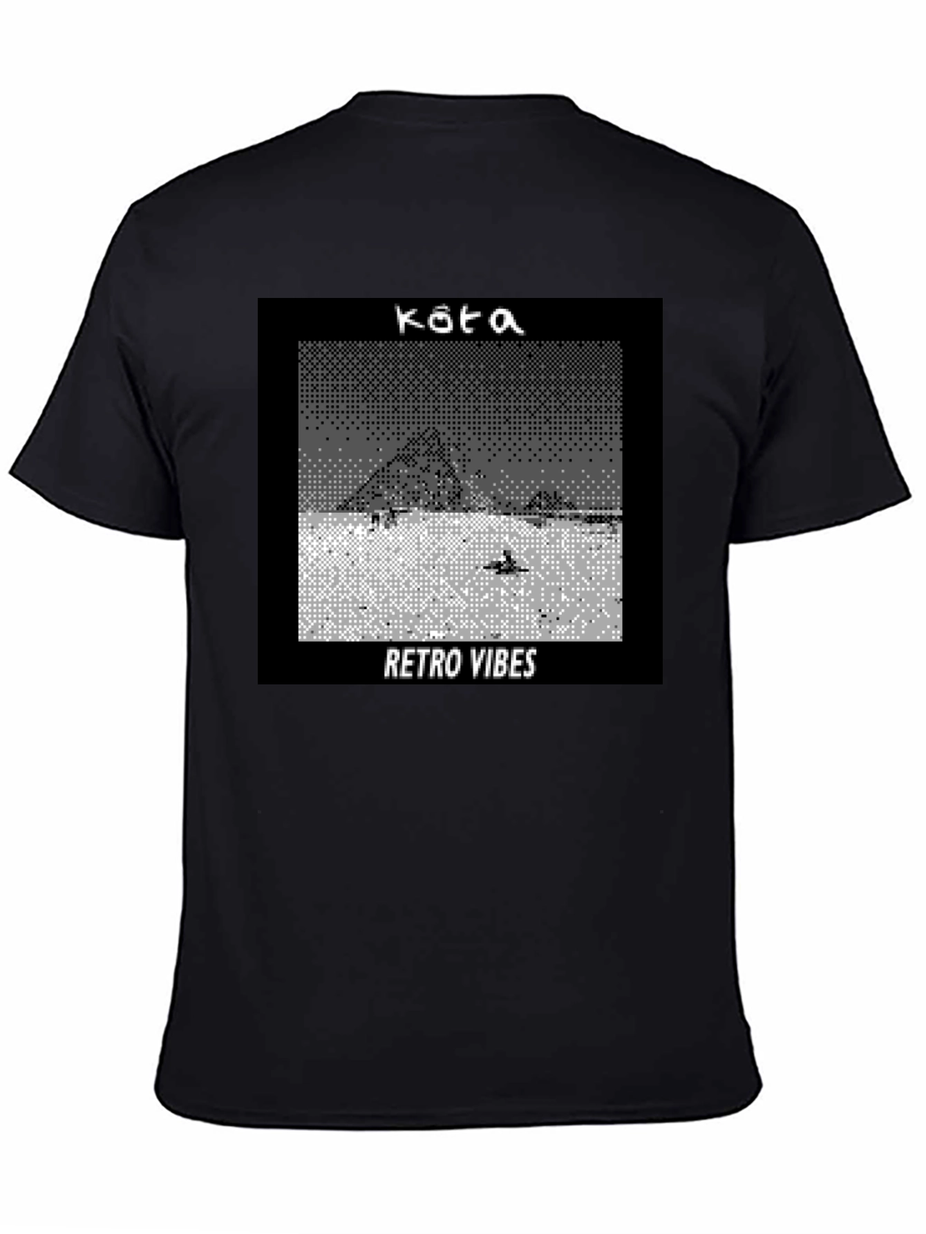 Retro Vibes Graphic Tee - Pixel Art T-Shirt