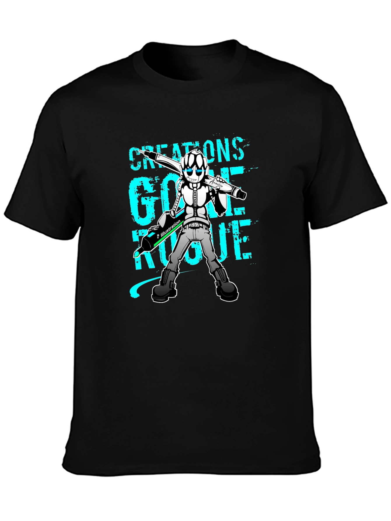 Creations Gone Rogue Black T-Shirt