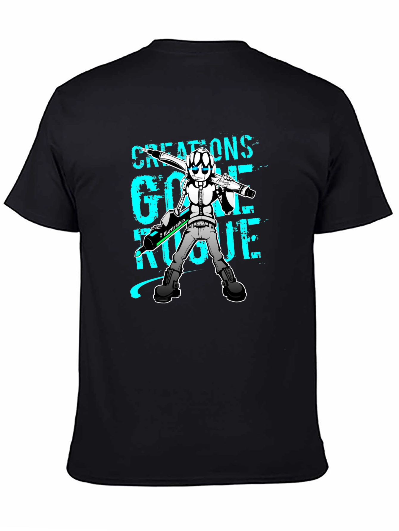Creations Gone Rogue Black T-Shirt