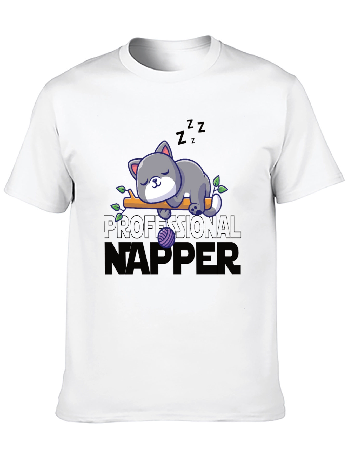 Professional Napper Cat T-Shirt