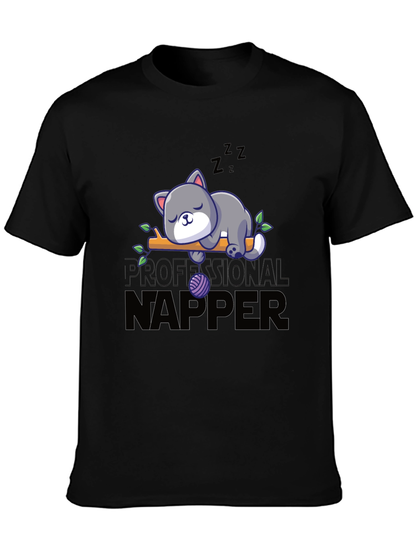 Professional Napper Cat T-Shirt