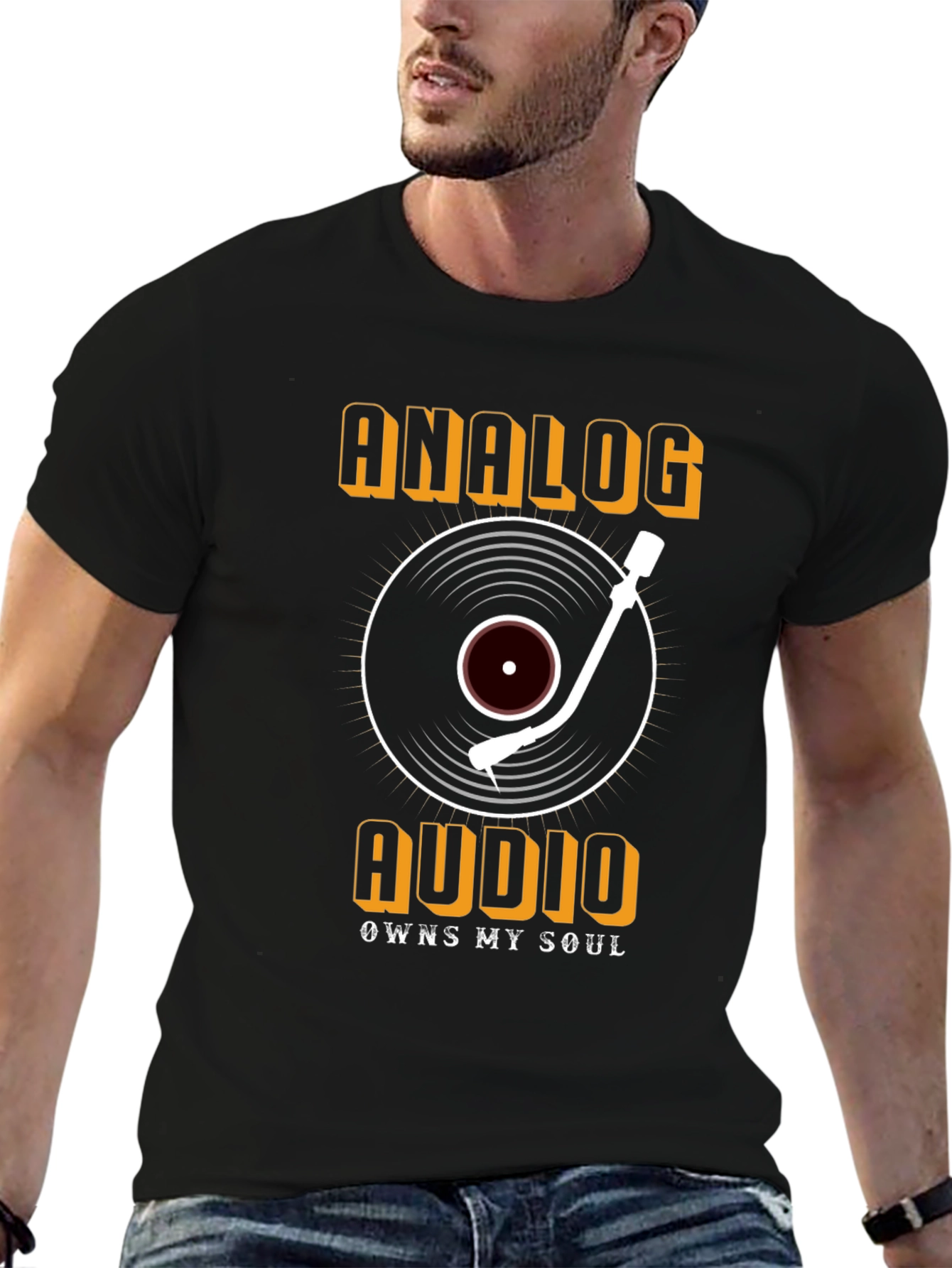 Analog Audio T-Shirt - Music Lover Tee