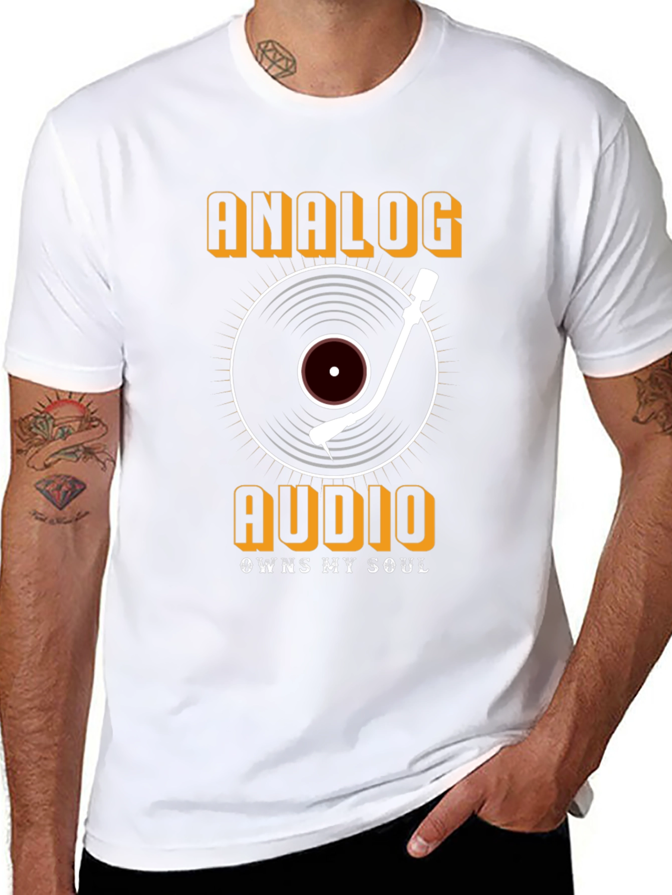 Analog Audio T-Shirt - Music Lover Tee