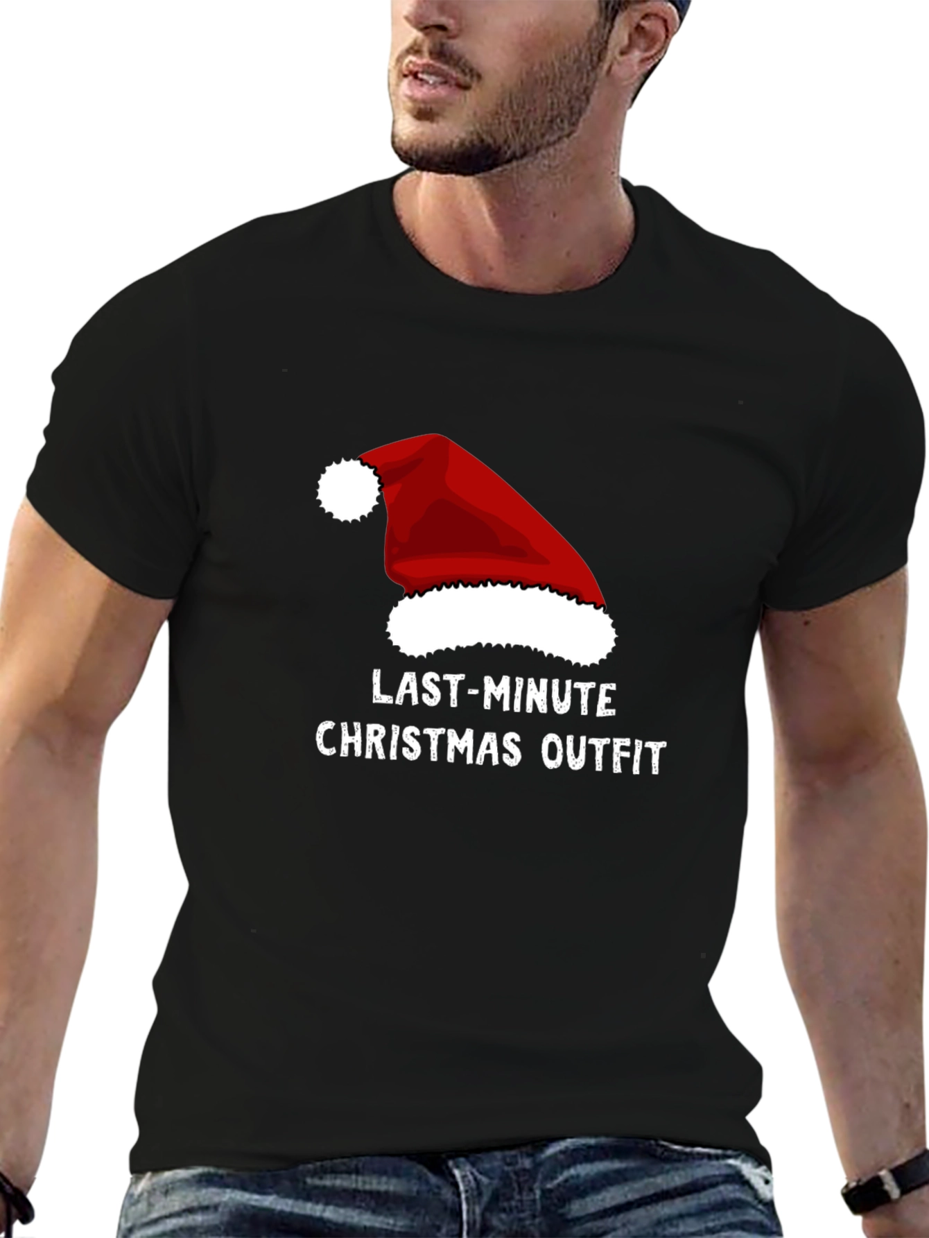 Last-Minute Christmas Outfit Graphic T-Shirt