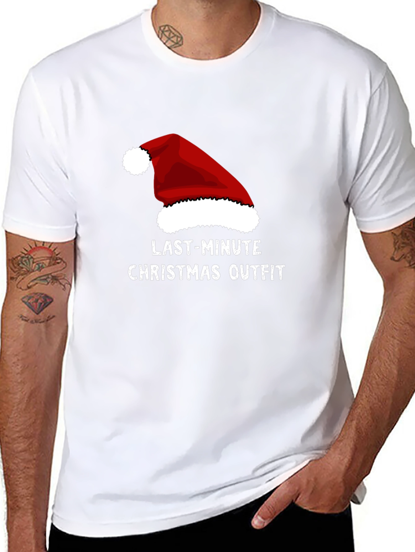 Last-Minute Christmas Outfit Graphic T-Shirt